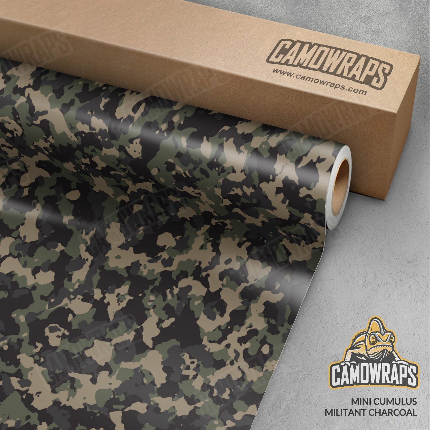 Mini Cumulus Militant Charcoal Camo Vinyl Wrap