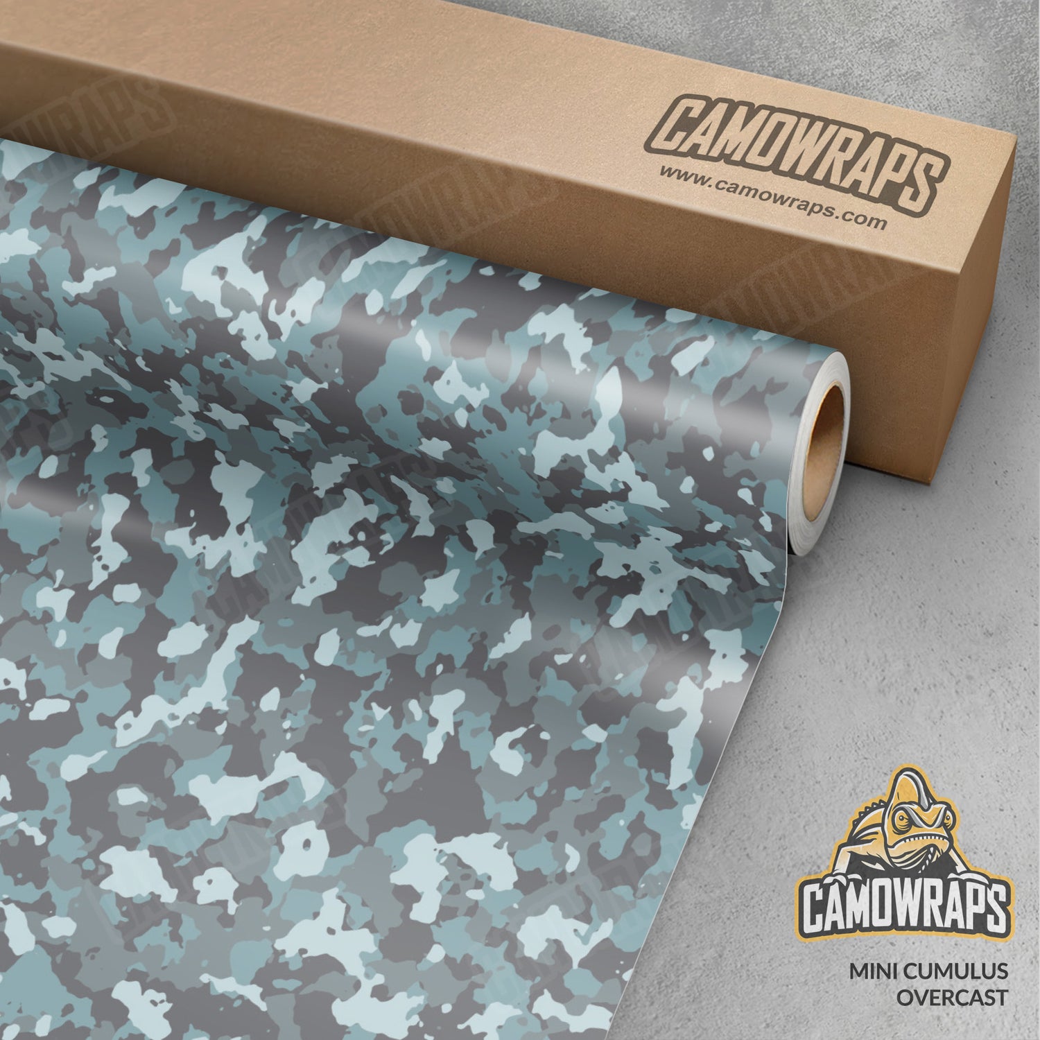 Mini Cumulus Overcast Camo Vinyl Wrap