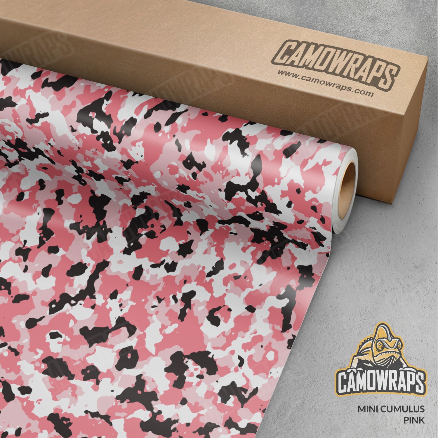 Mini Cumulus Pink Camo Vinyl Wrap