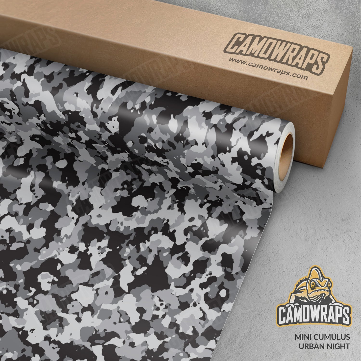 Mini Cumulus Urban Night Camo Vinyl Wrap