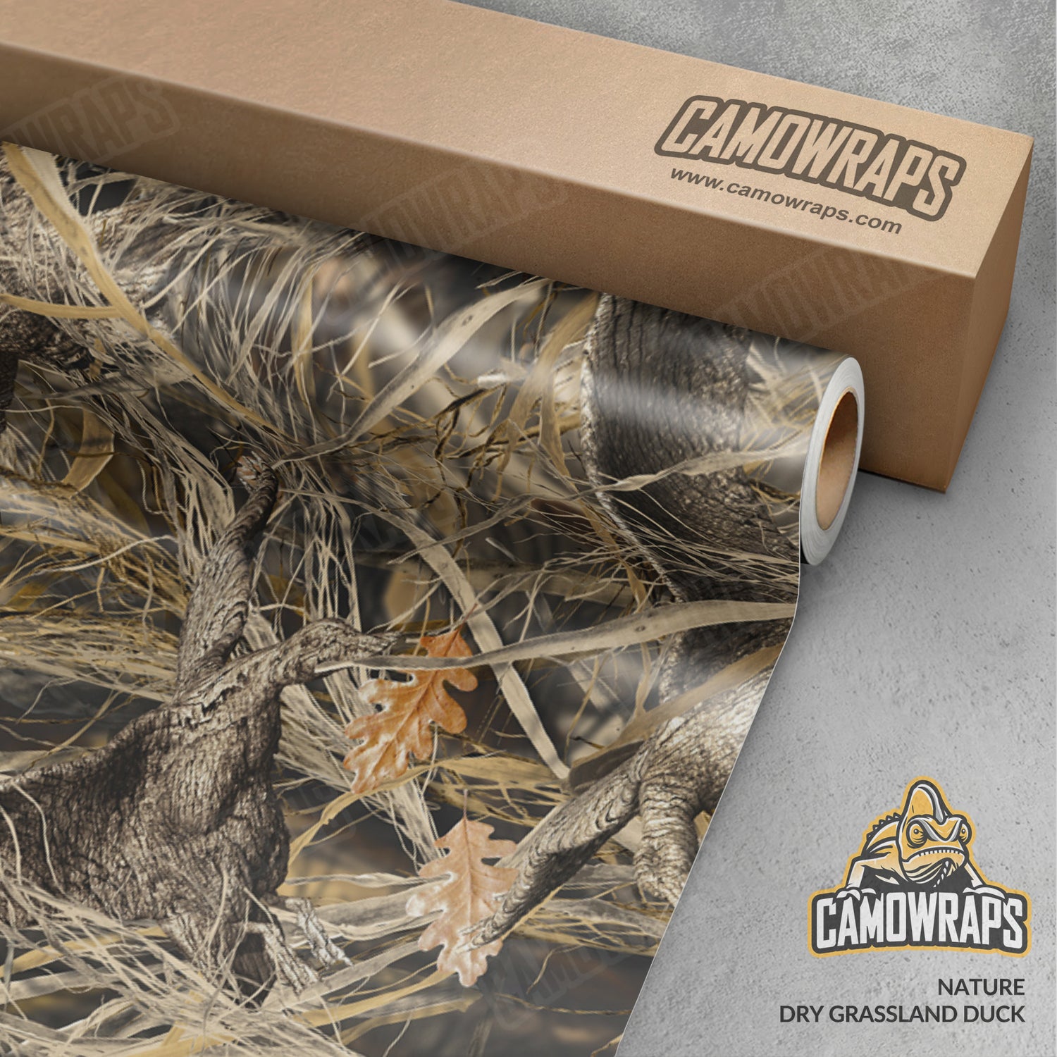 Nature Dry Grassland Duck Camo Vinyl Wrap