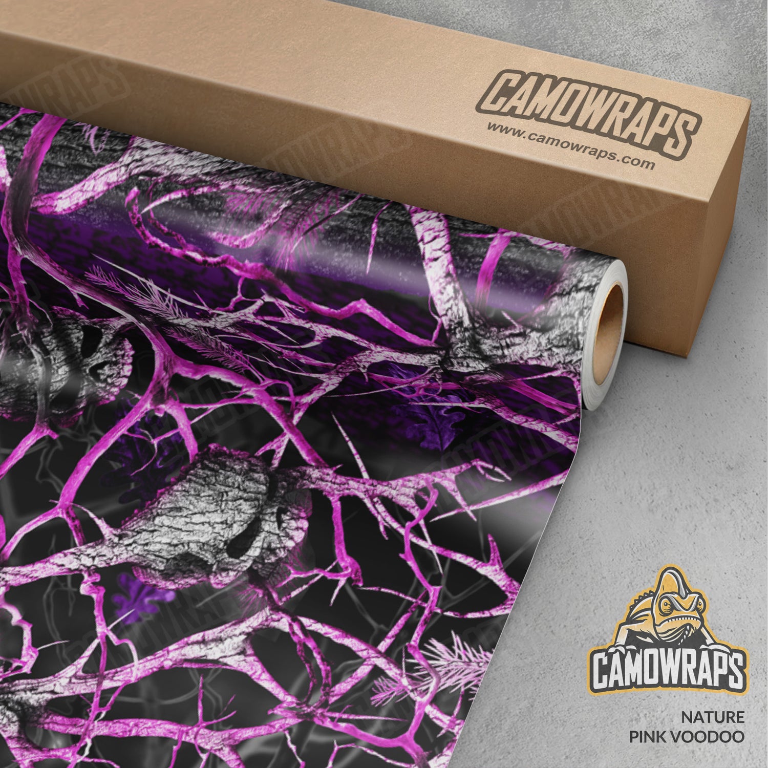 Nature Pink Voodoo Camo Vinyl Wrap