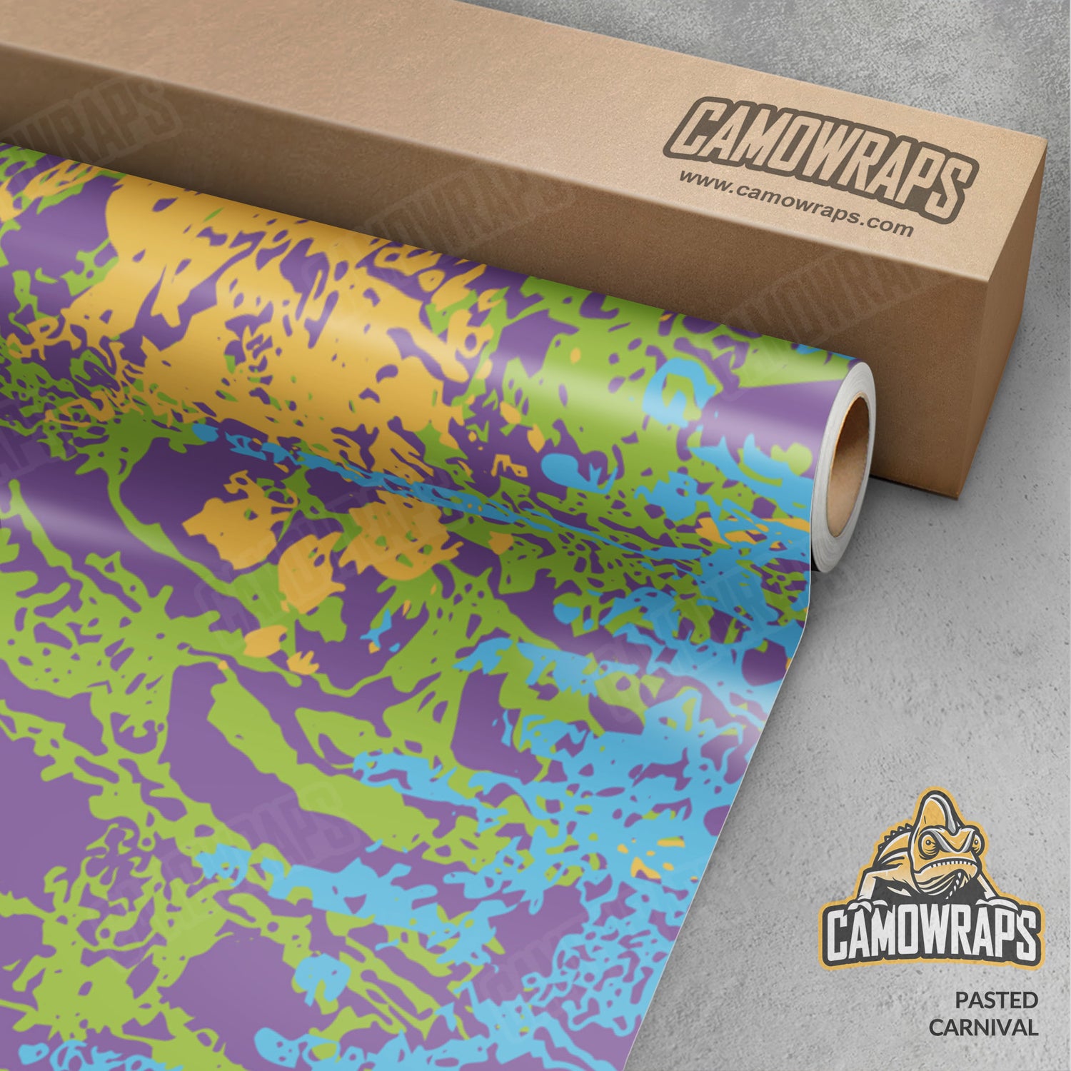 Pasted Carnival Camo Vinyl Wrap