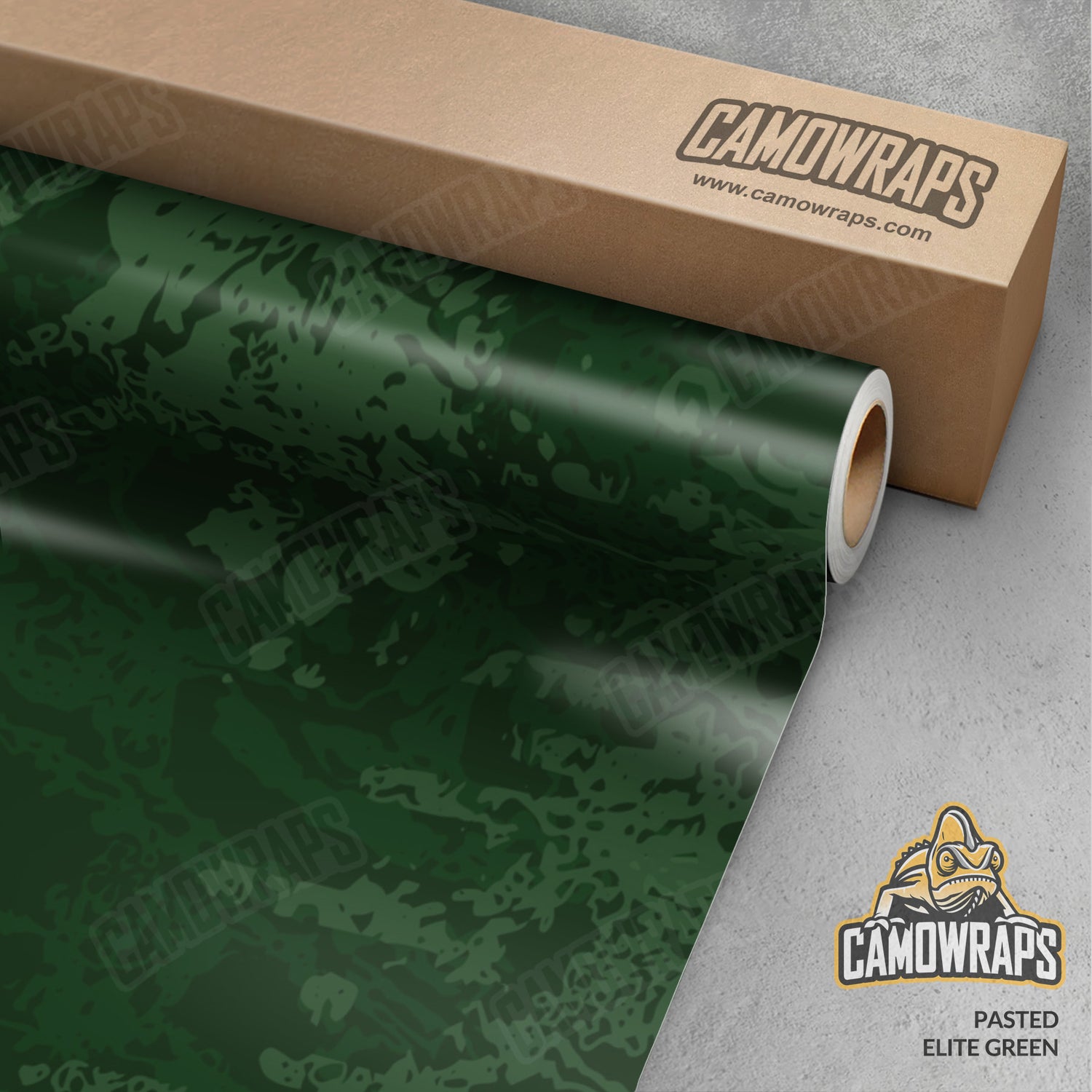 Pasted Elite Green Camo Vinyl Wrap