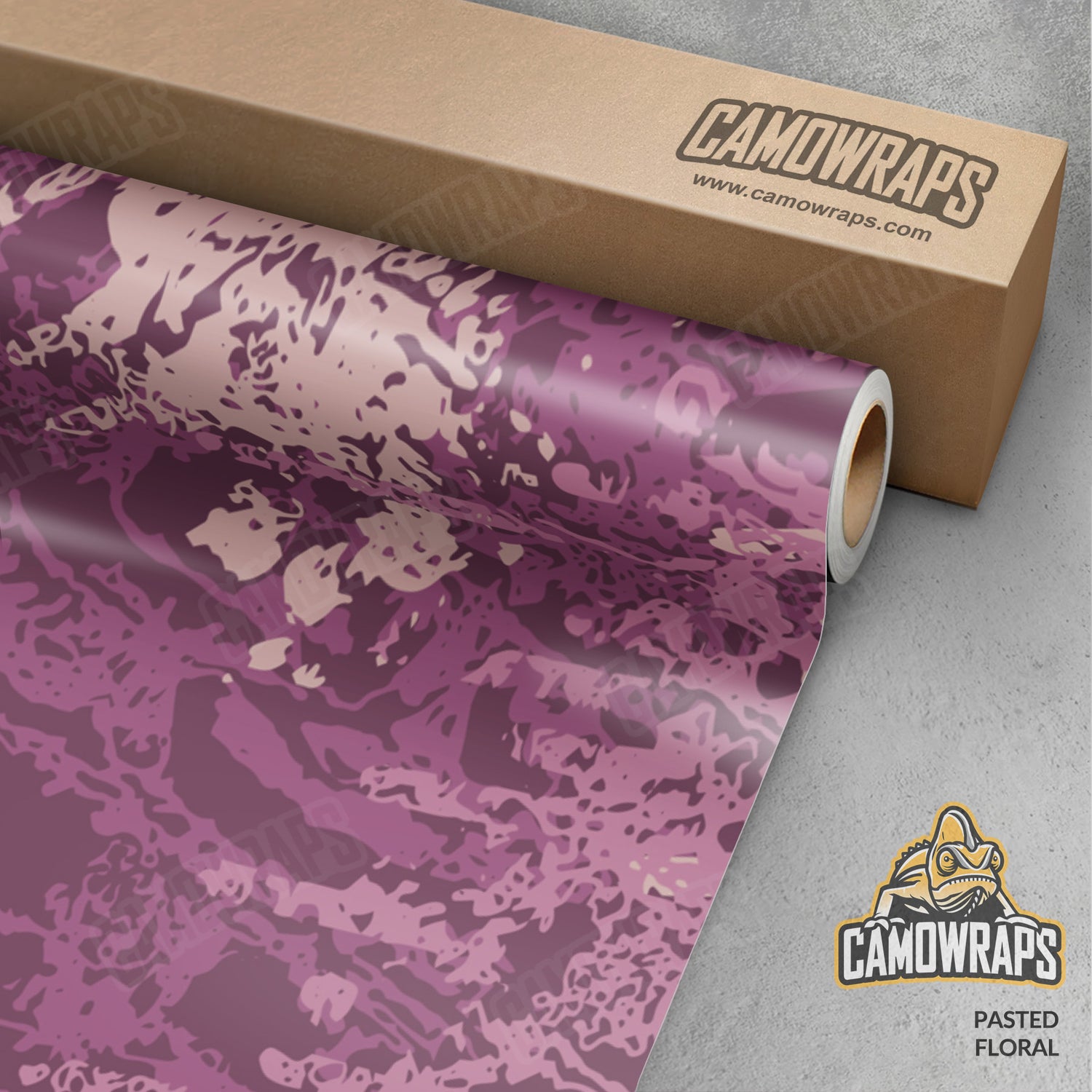 Pasted Floral Camo Vinyl Wrap