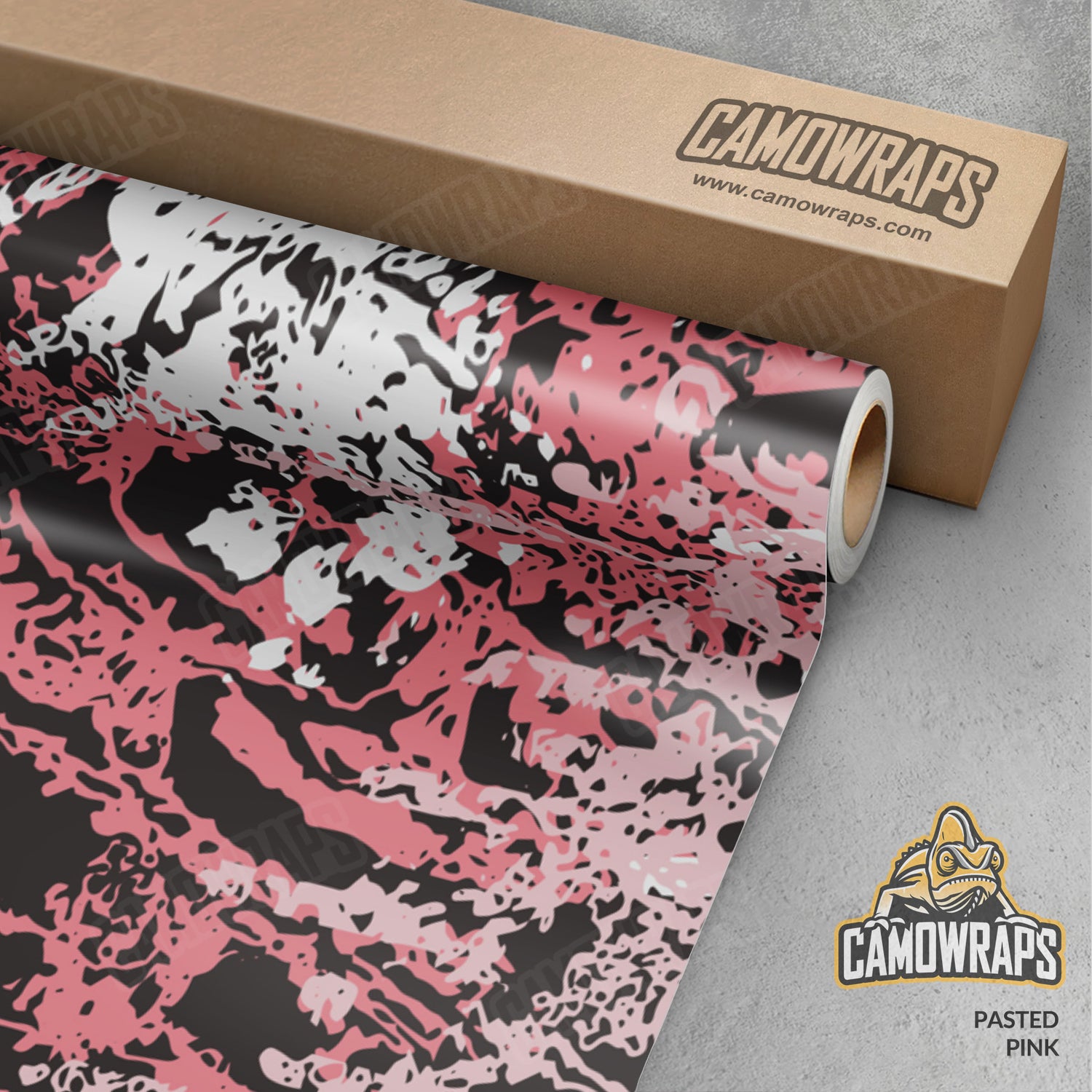 Pasted Pink Camo Vinyl Wrap