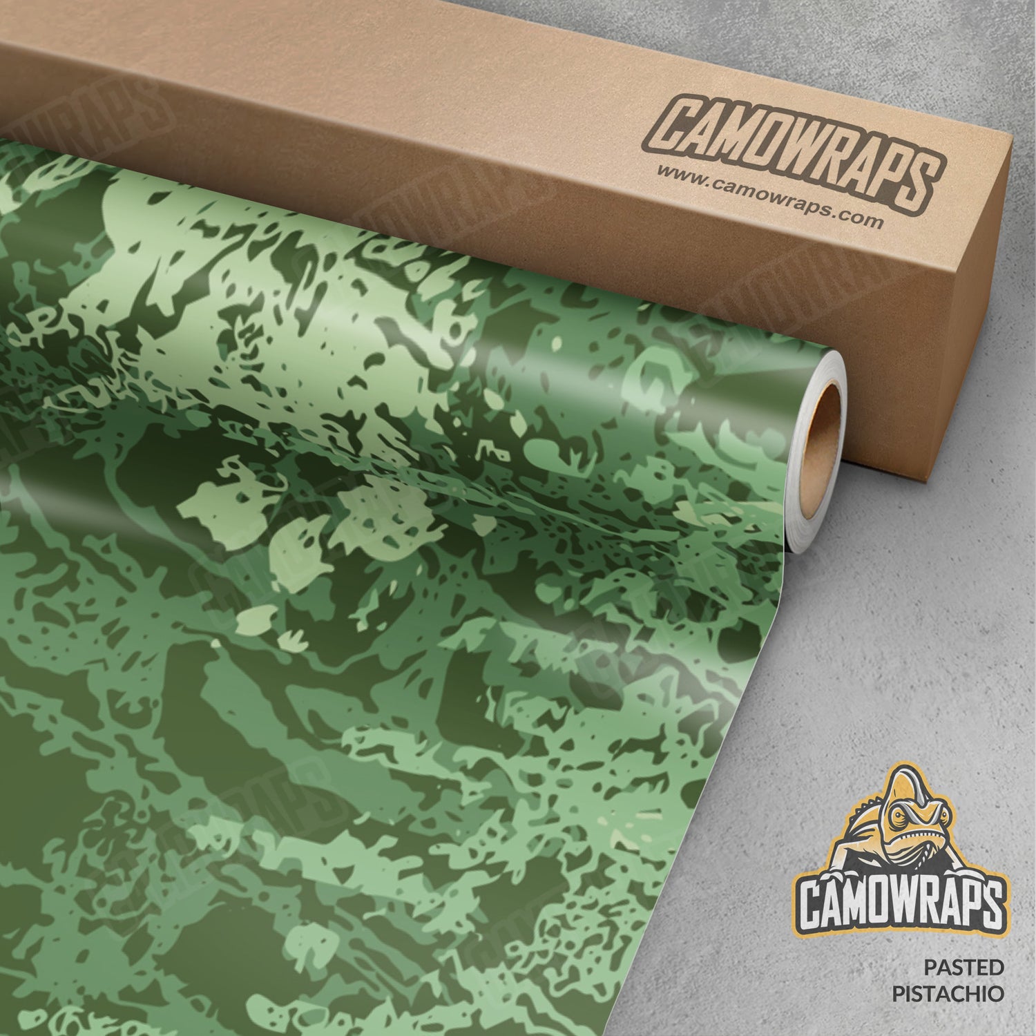 Pasted Pistachio Camo Vinyl Wrap