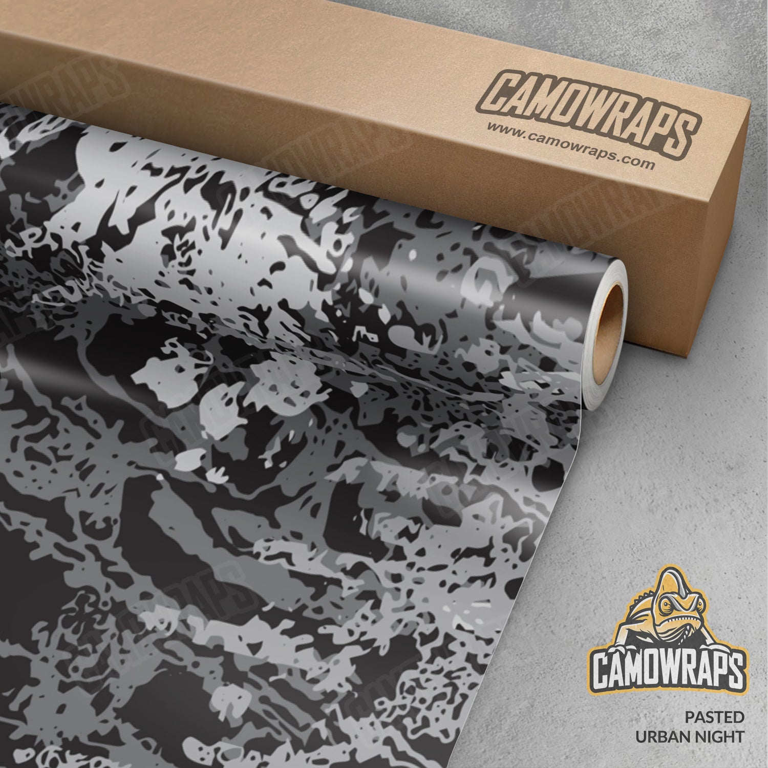 Pasted Urban Night Camo Vinyl Wrap