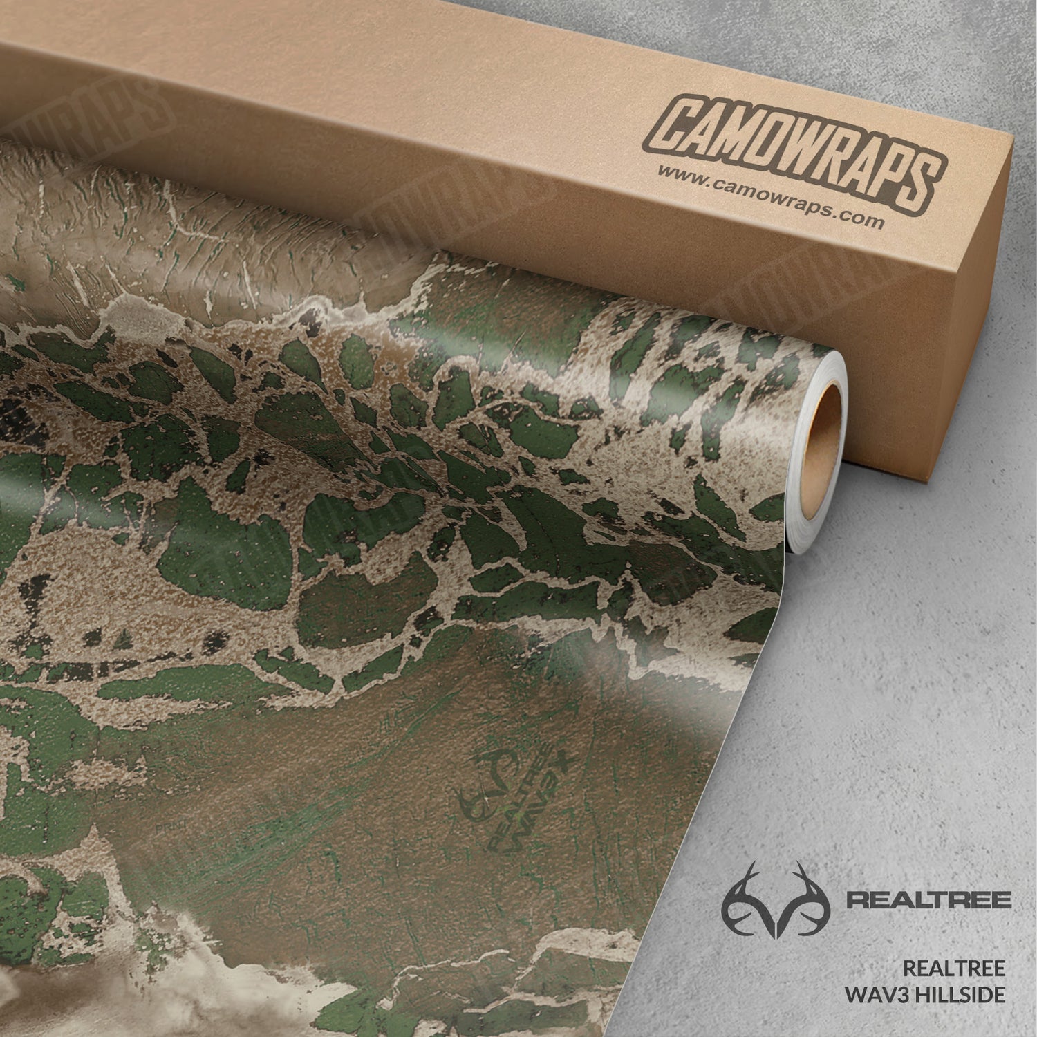 Realtree WAV3 Hillside Camo Vinyl Wrap