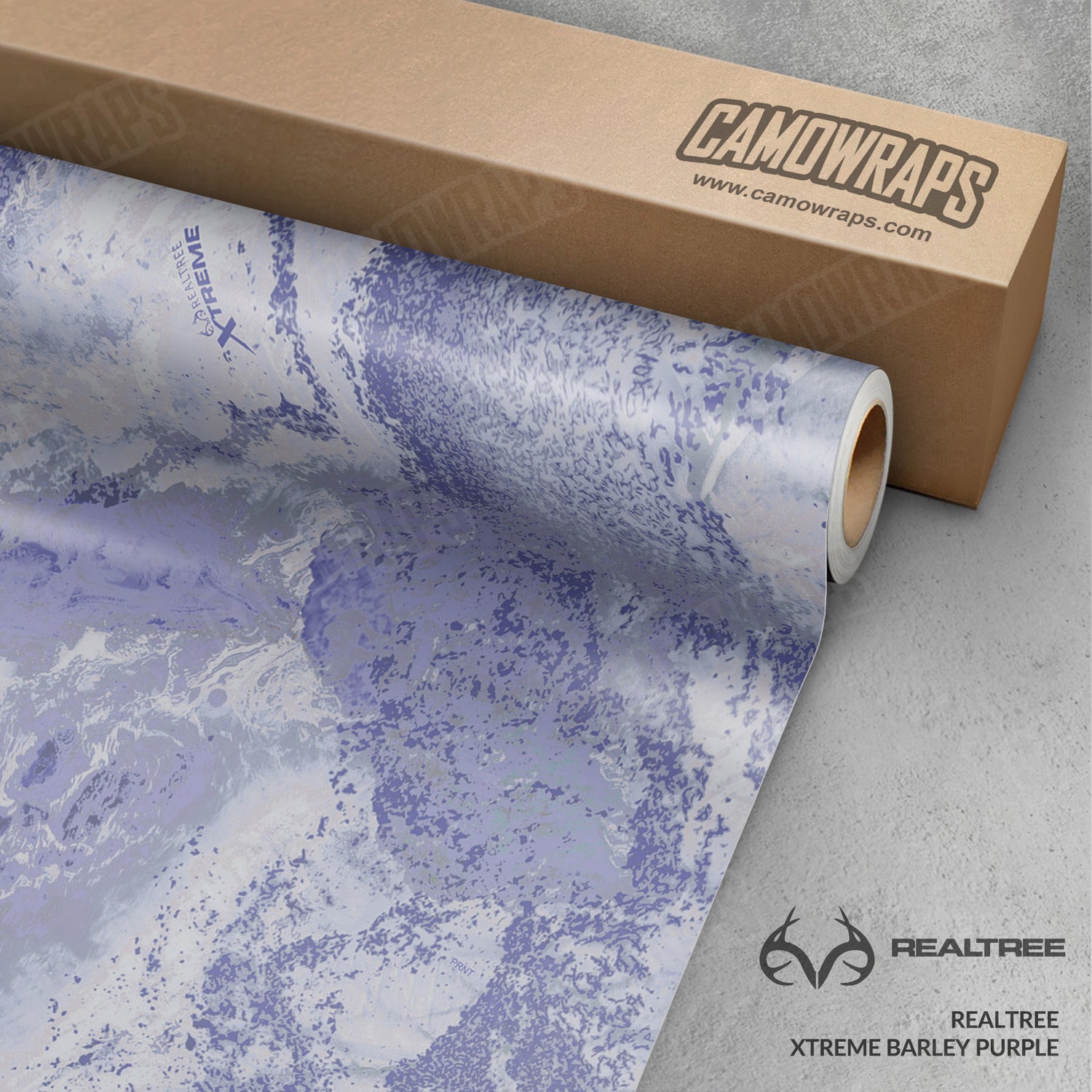 Realtree XTREME Barley Purple Camo Vinyl Wrap