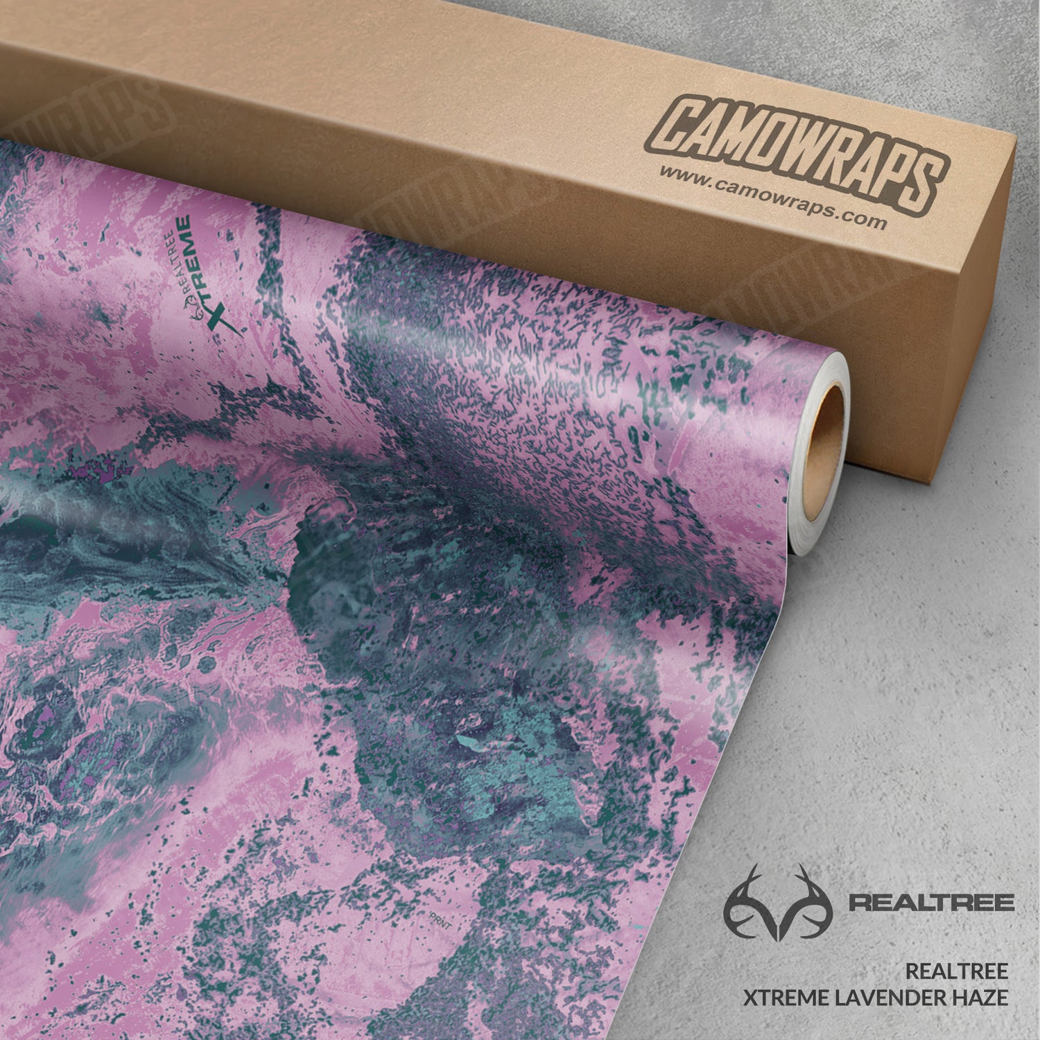 Realtree XTREME Lavender Haze Camo Vinyl Wrap