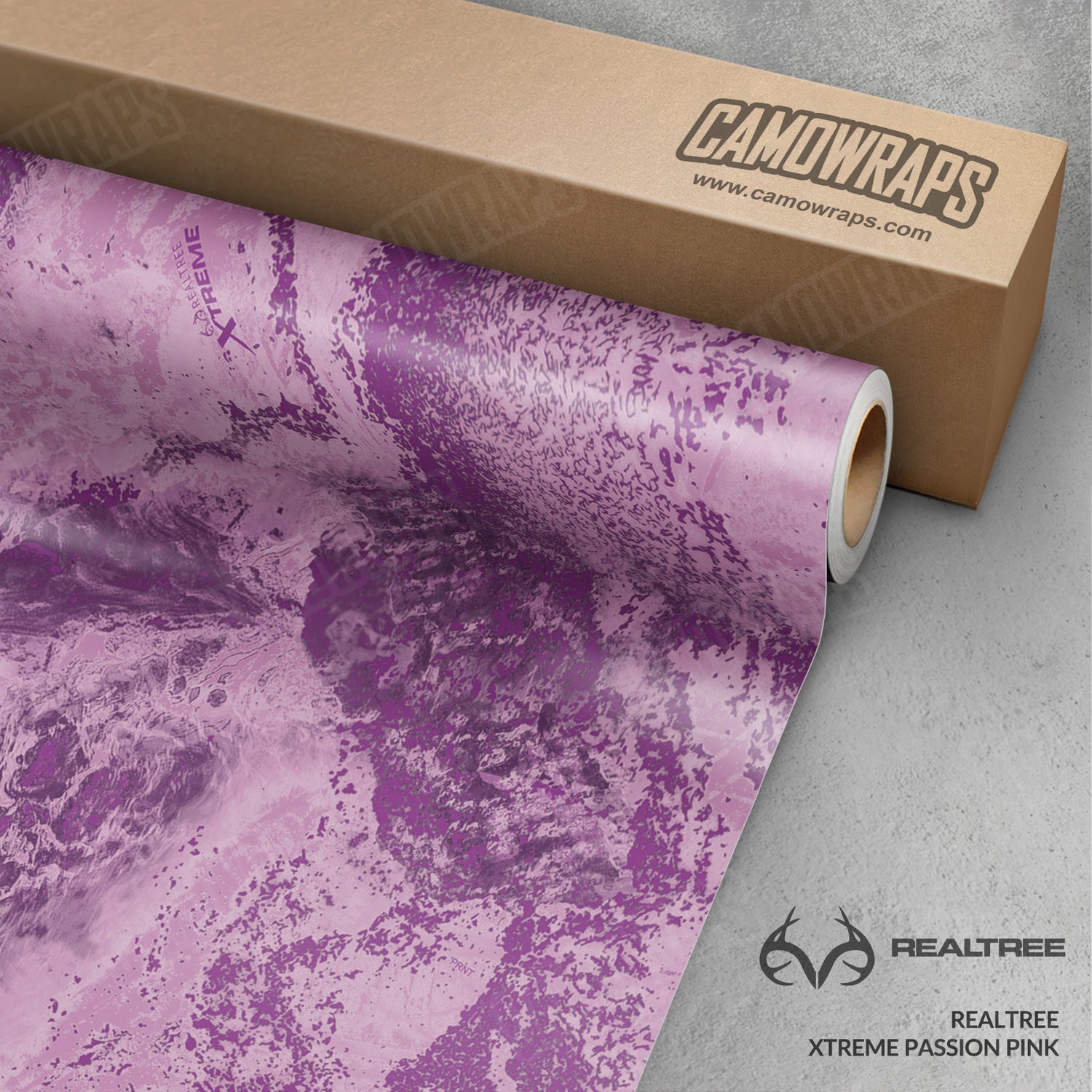 Realtree XTREME Passion Pink Camo Vinyl Wrap