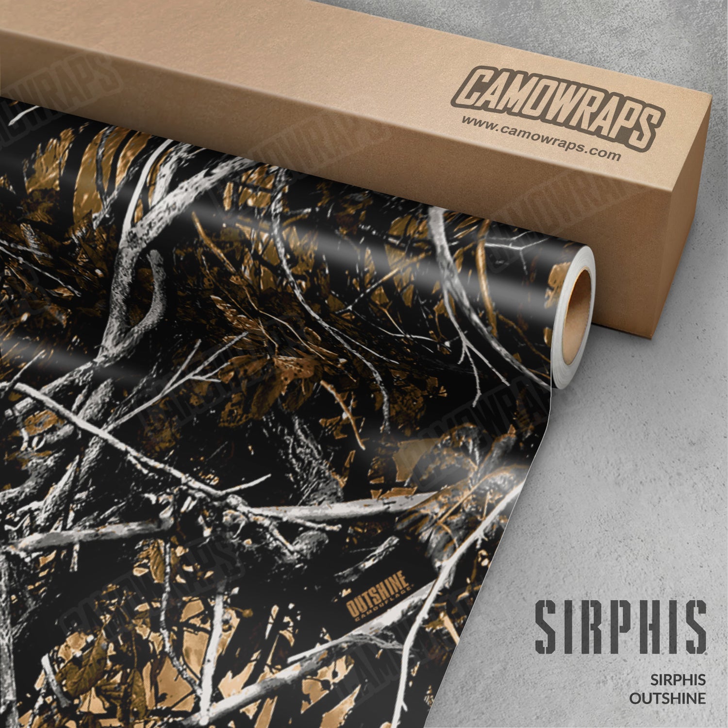 Sirphis Outshine Camo Vinyl Wrap