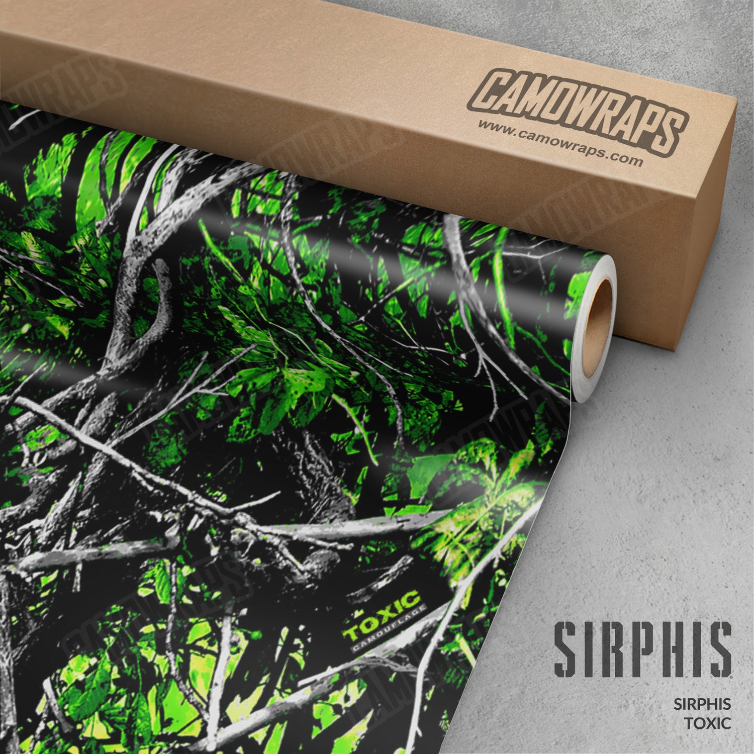 Sirphis Toxic Camo Vinyl Wrap