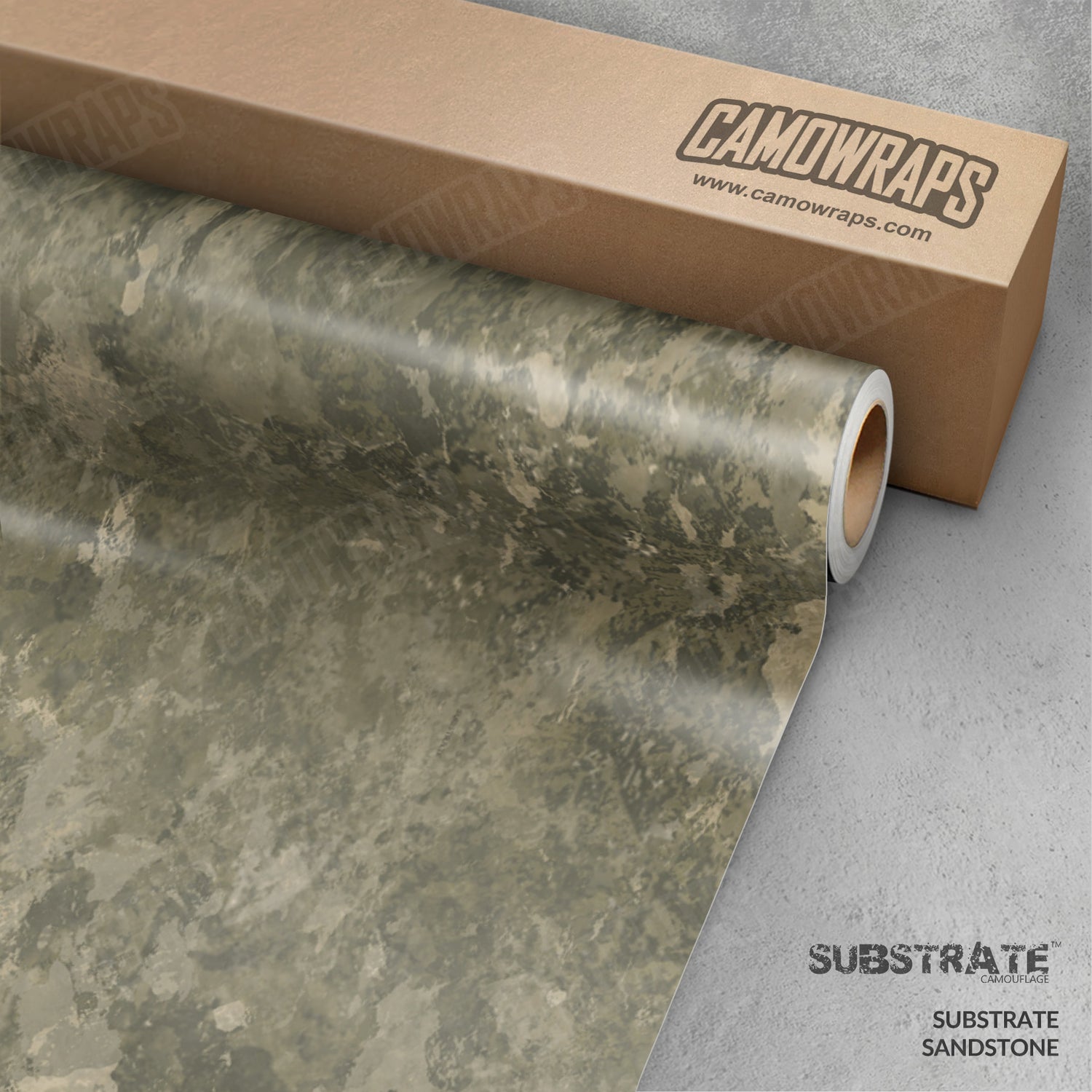 Substrate Sandstone Camo Vinyl Wrap