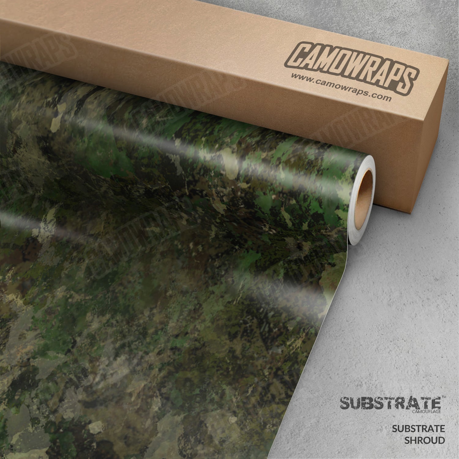 Substrate Shroud Camo Vinyl Wrap