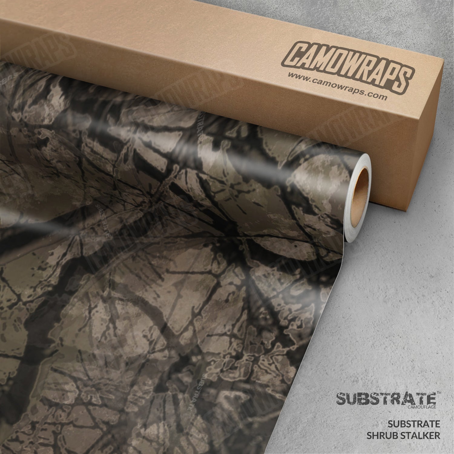 Substrate Shrub Stalker Camo Vinyl Wrap