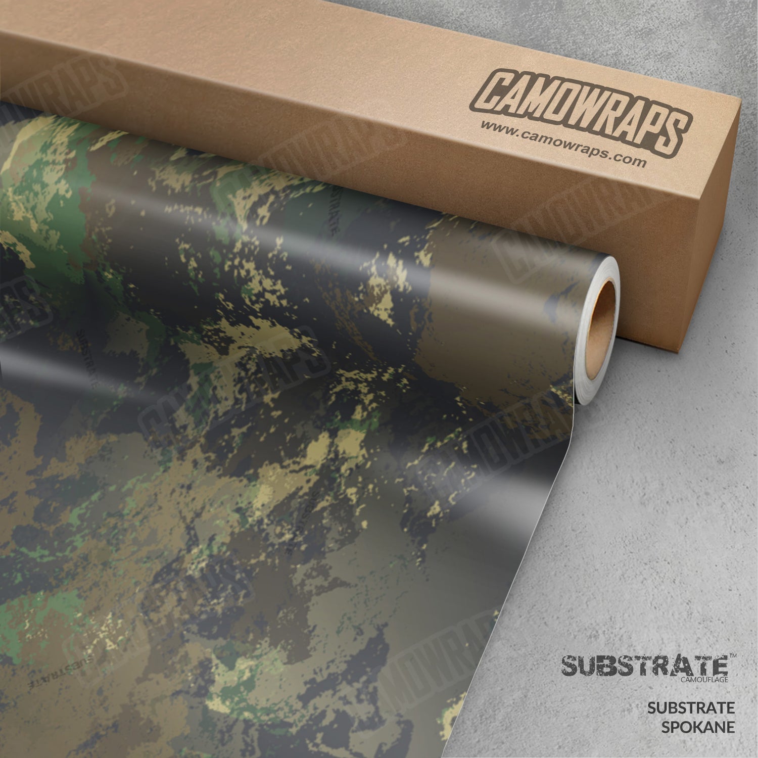 Substrate Spokane Camo Vinyl Wrap