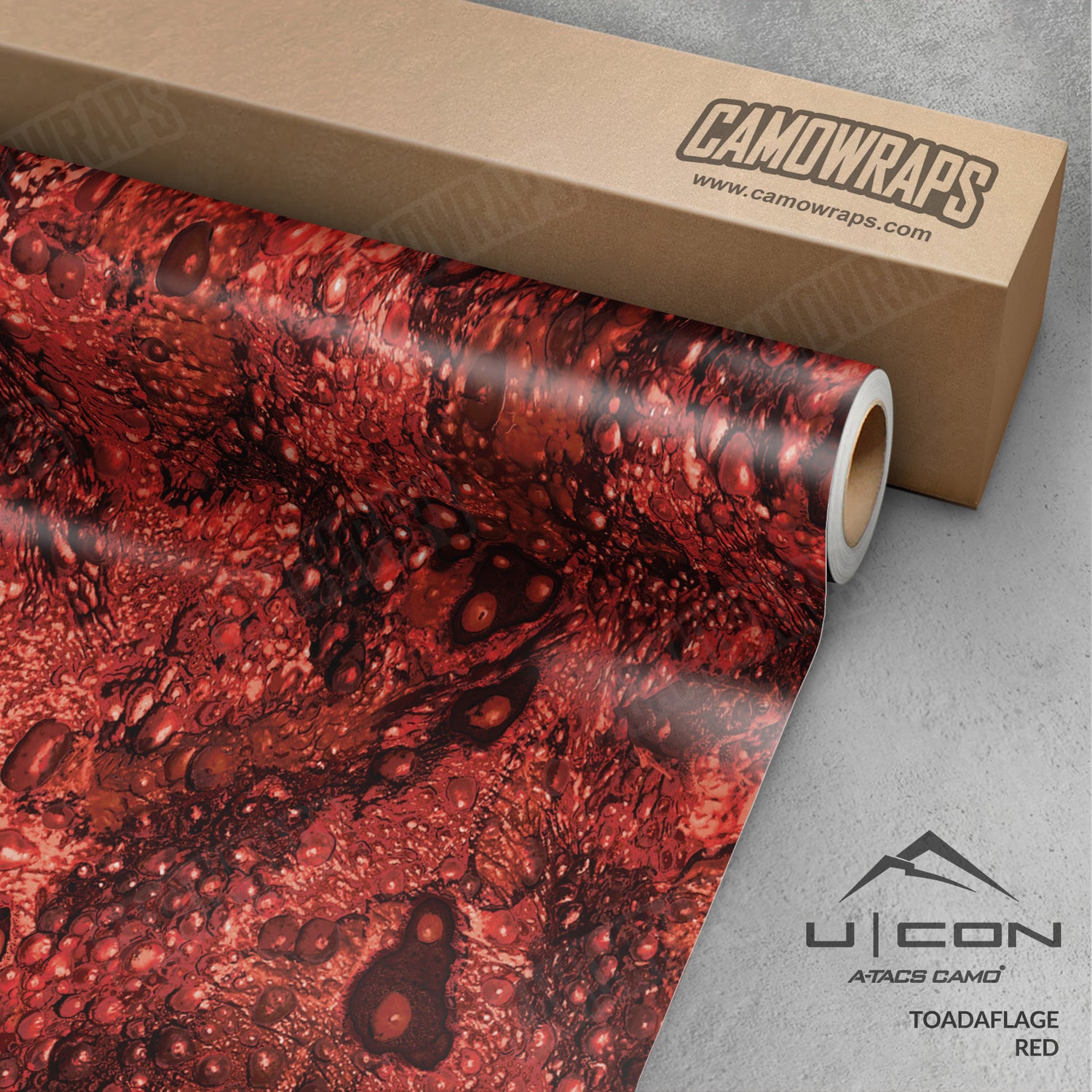 Toadaflage Red Camo Vinyl Wrap