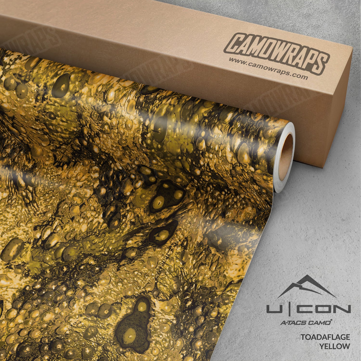 Toadaflage Yellow Camo Vinyl Wrap