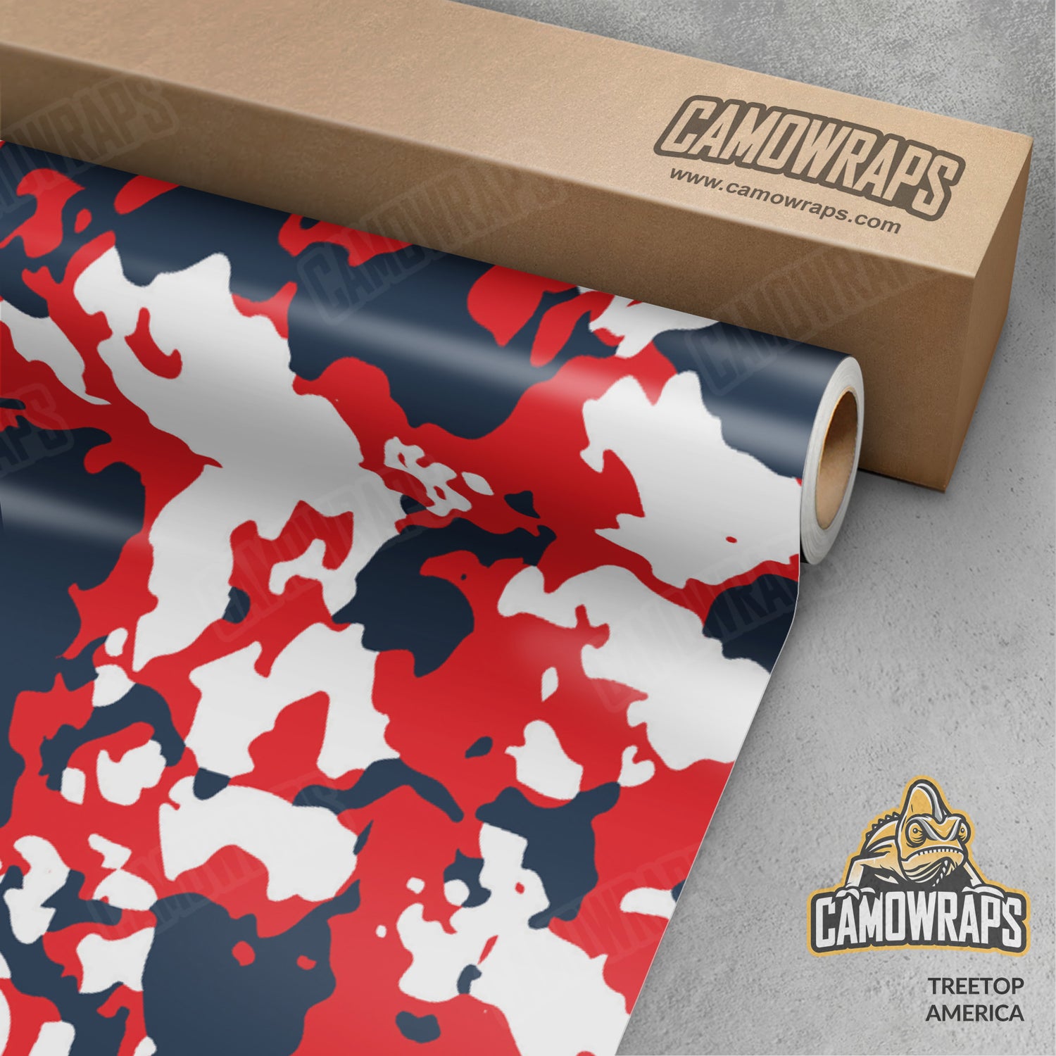 Treetop America Camo Vinyl Wrap