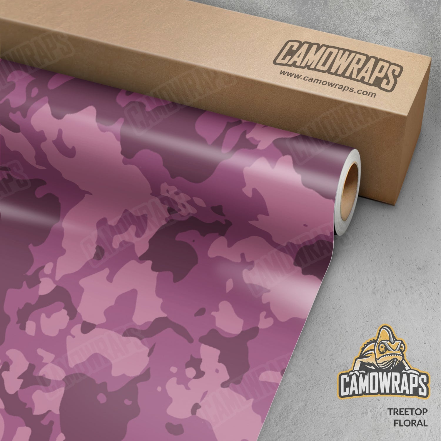 Treetop Floral Camo Vinyl Wrap