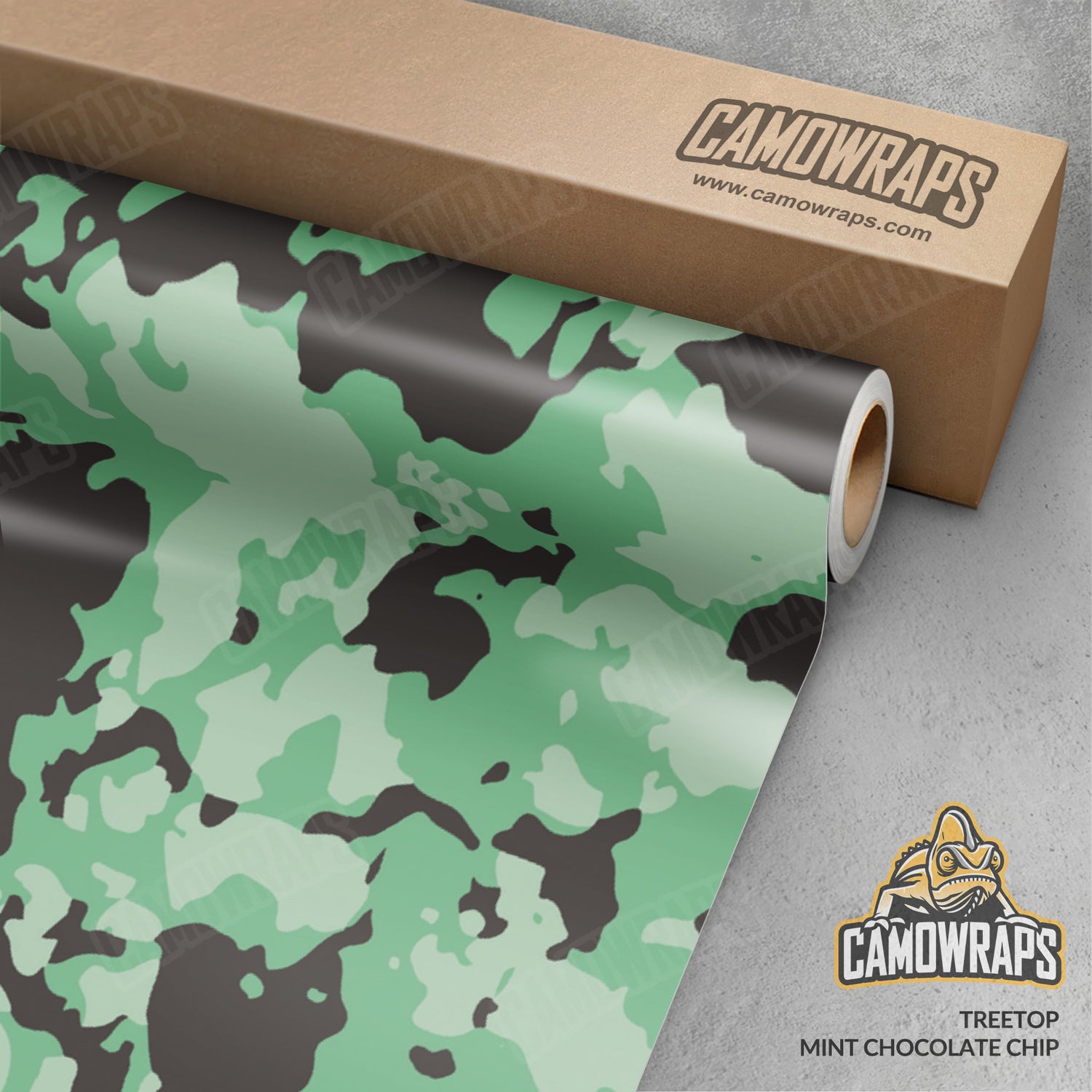 Treetop Mint Chocolate Chip Camo Vinyl Wrap