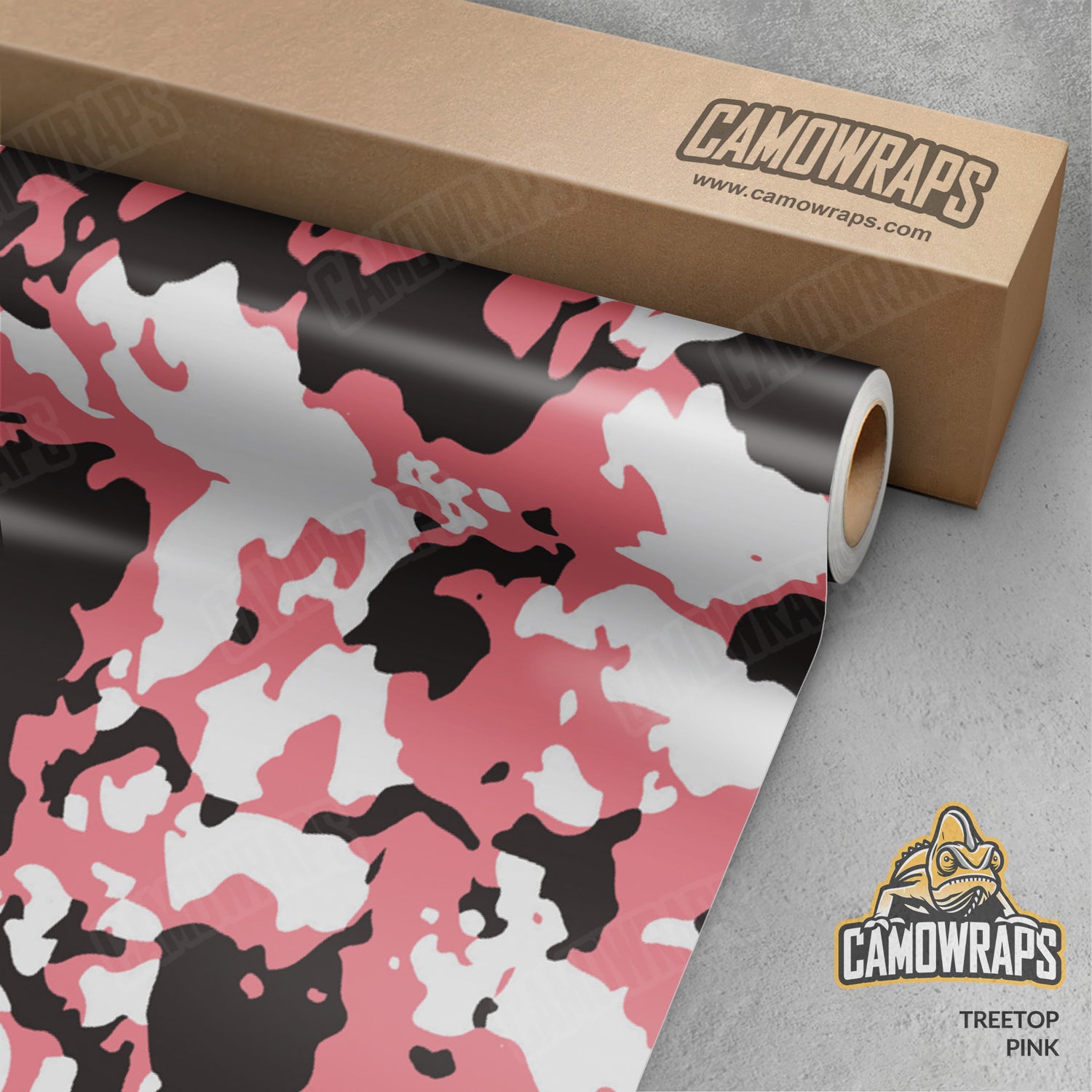 Treetop Pink Camo Vinyl Wrap