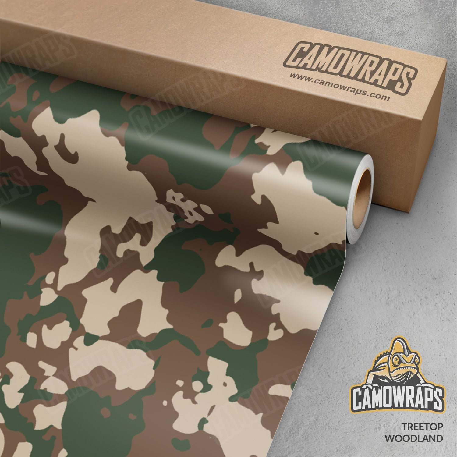 Treetop Woodland Camo Vinyl Wrap