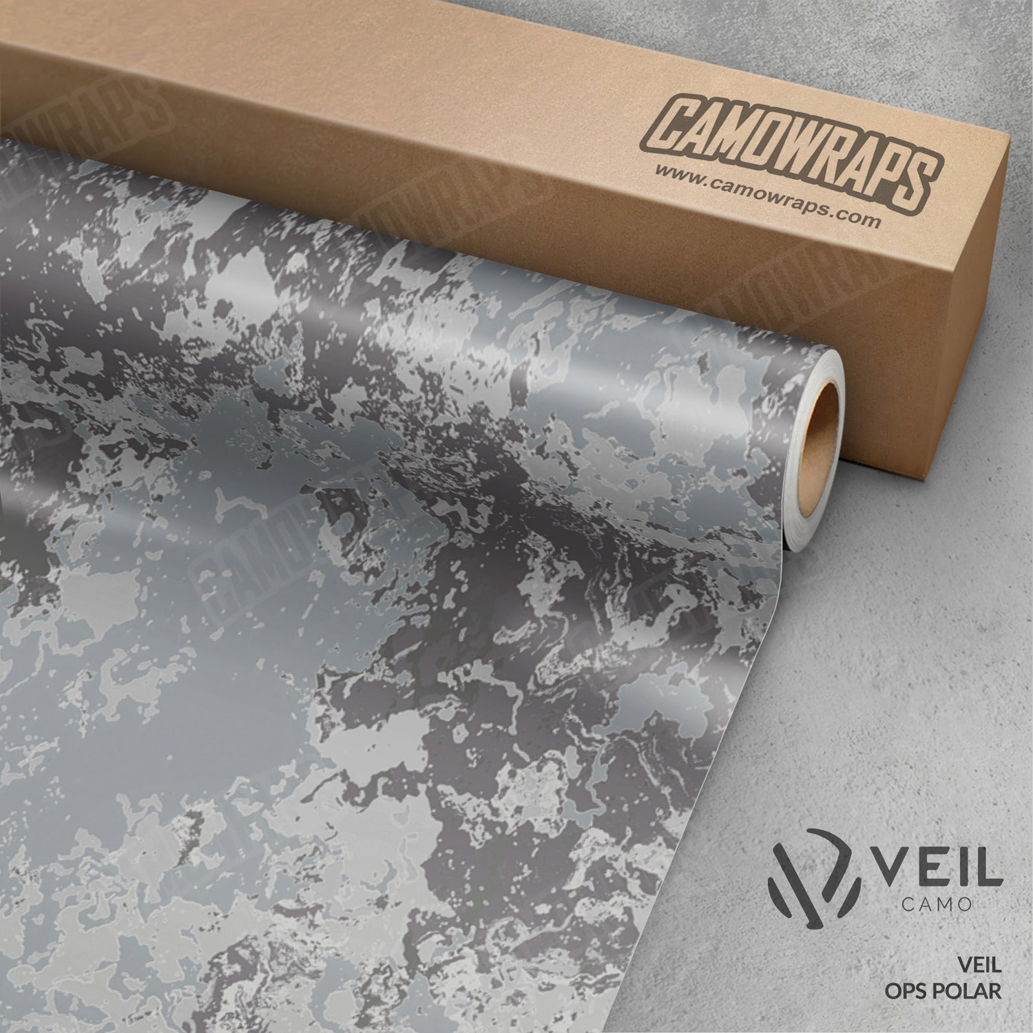 Veil Ops Polar Camo Vinyl Wrap