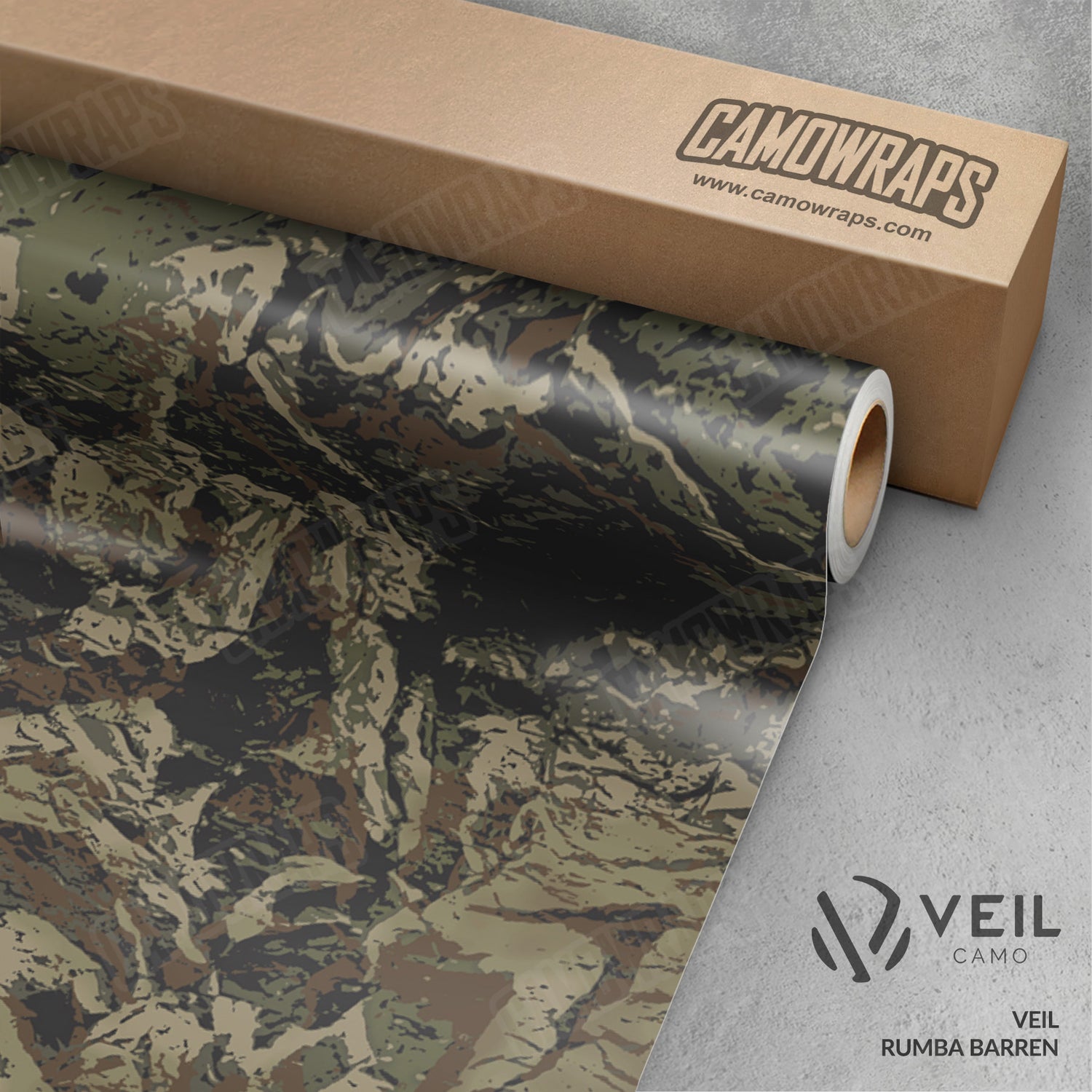 Veil Rumba Barren Camo Vinyl Wrap