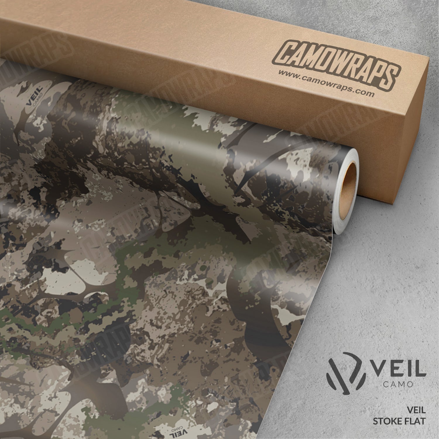 Veil Stoke Flat Camo Vinyl Wrap