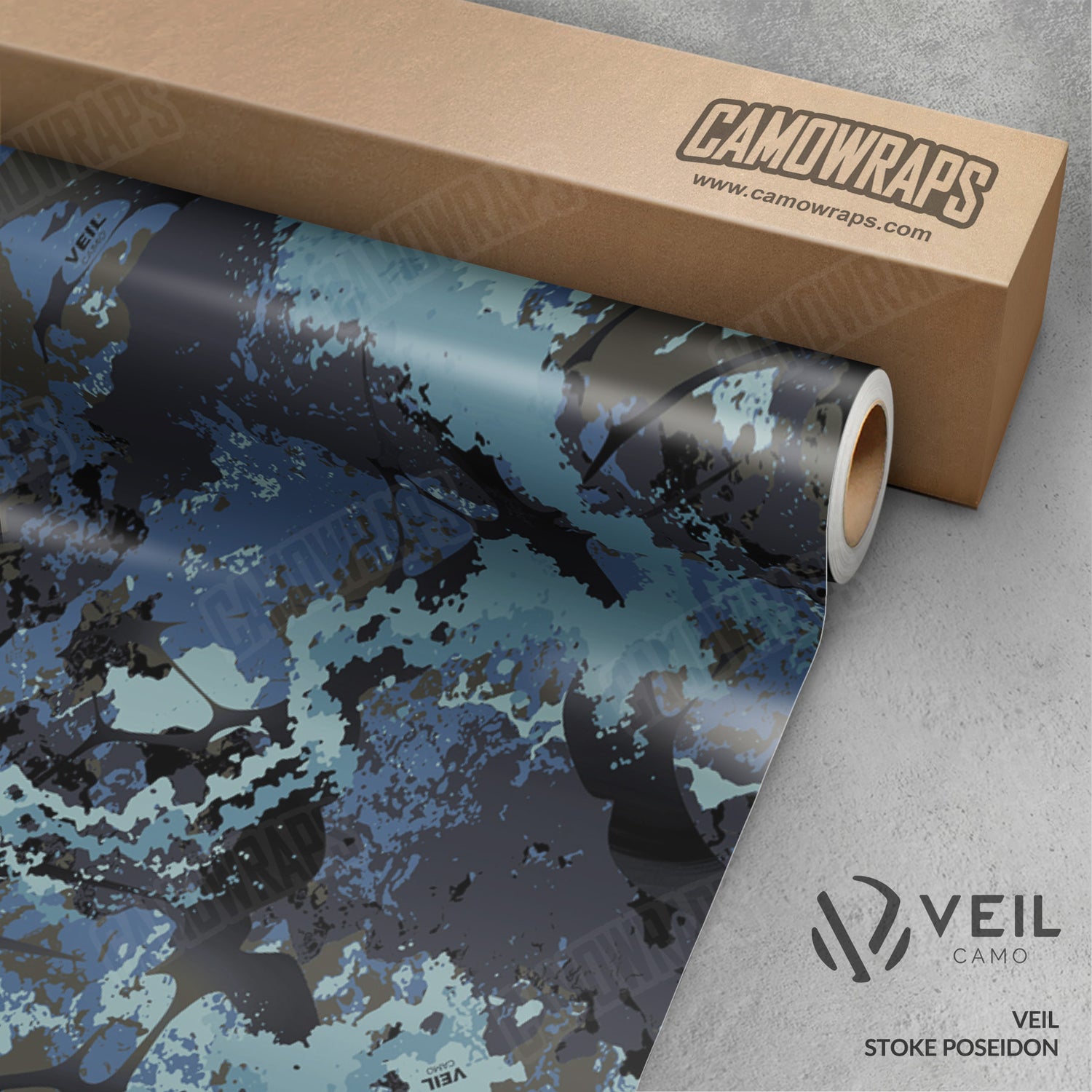 Veil Stoke Poseidon Camo Vinyl Wrap