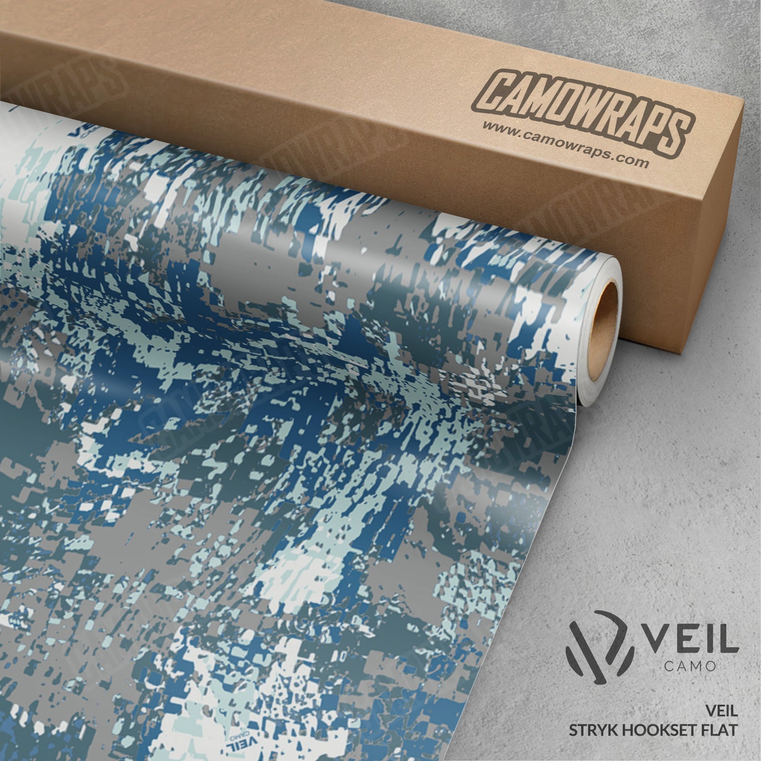 Veil Stryk Hookset Flat Camo Vinyl Wrap