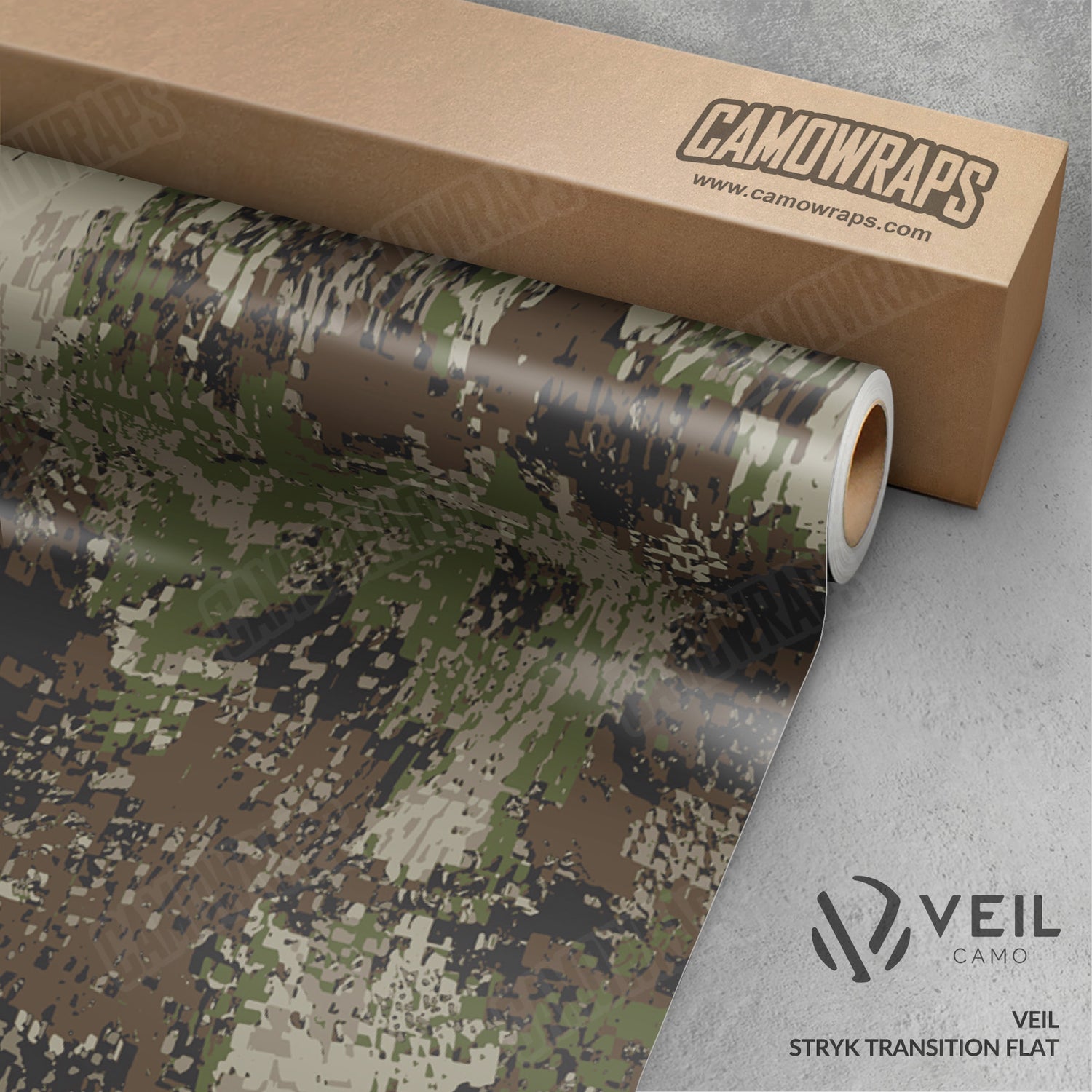 Veil Stryk Transition Flat Camo Vinyl Wrap