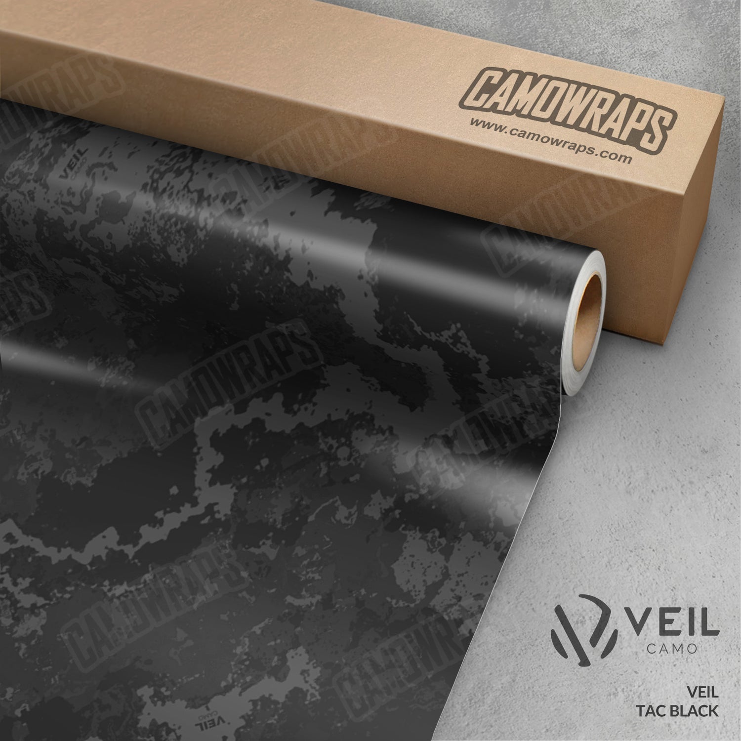 Veil Tac Black Camo Vinyl Wrap