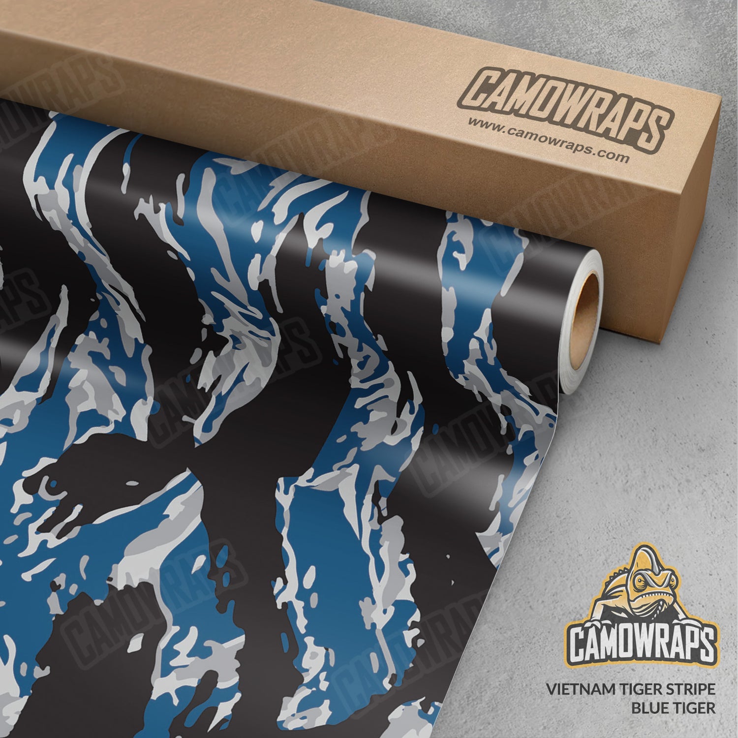 Vietnam Tiger Stripe Blue Tiger Camo Vinyl Wrap