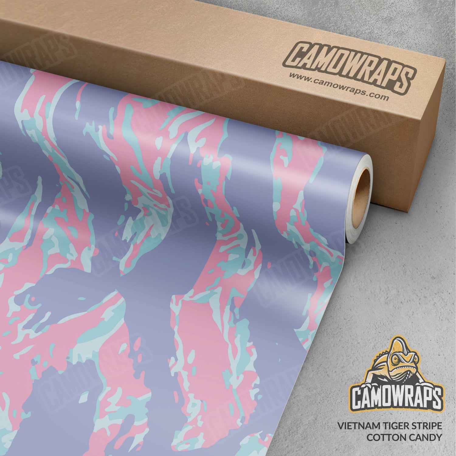 Vietnam Tiger Stripe Cotton Candy Camo Vinyl Wrap