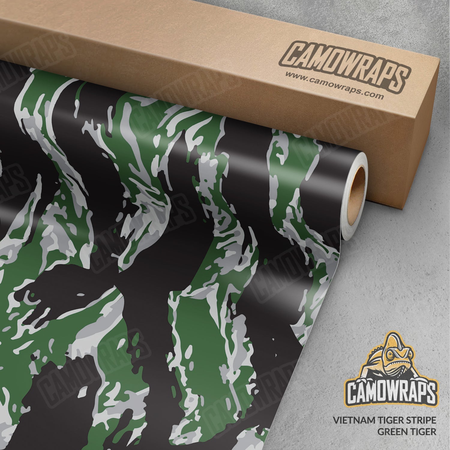 Vietnam Tiger Stripe Green Tiger Camo Vinyl Wrap