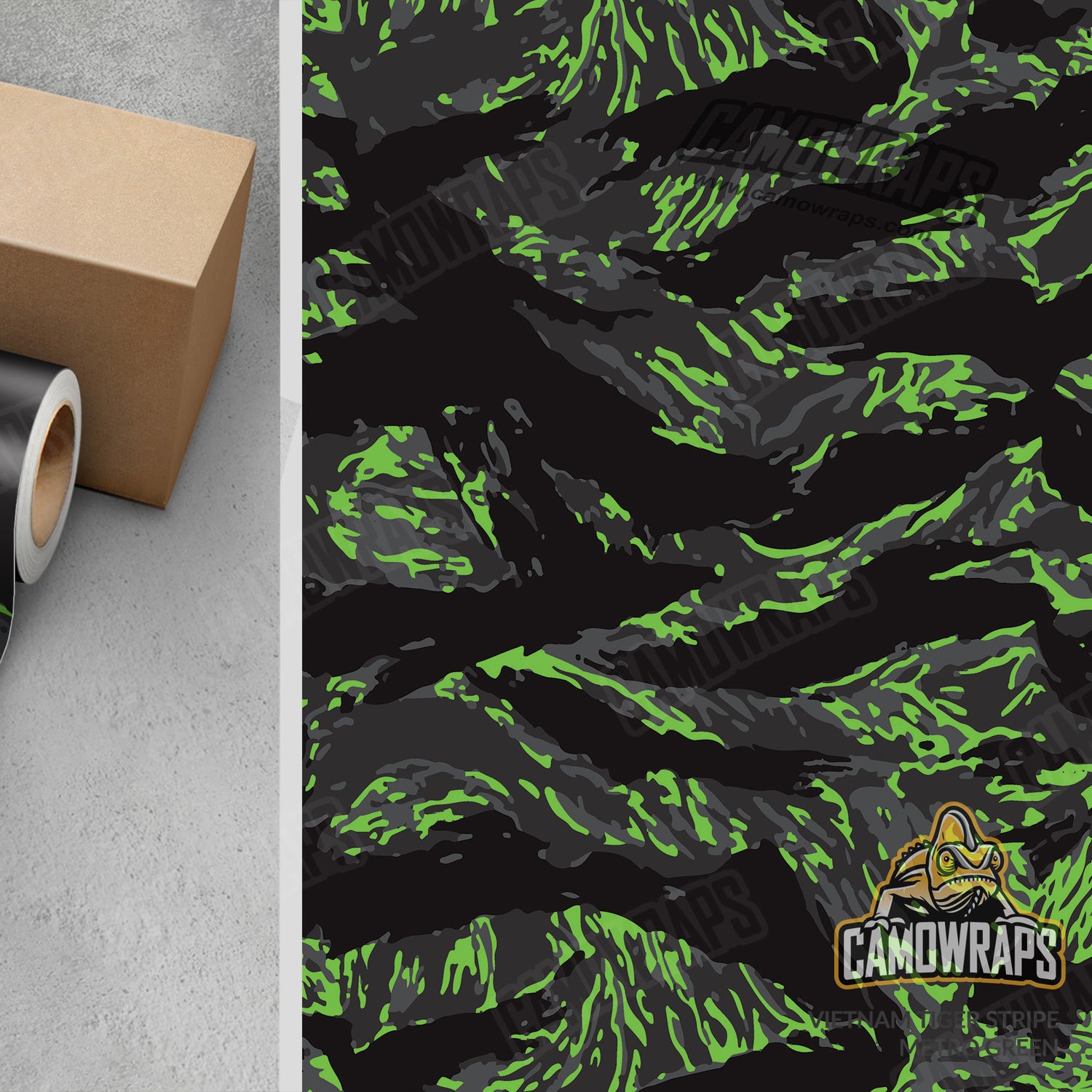 Vietnam Tiger Stripe Metro Green Camo Vinyl Wrap