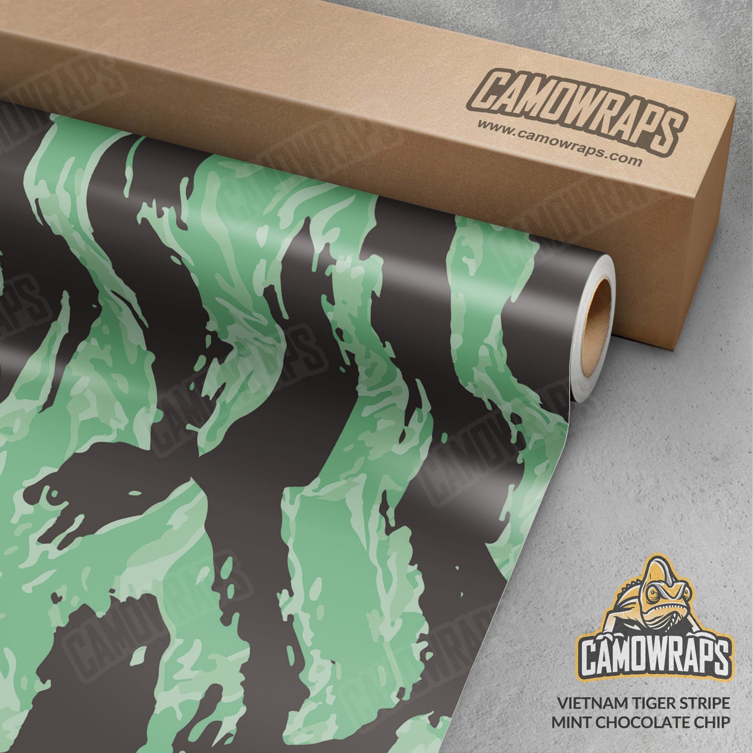 Vietnam Tiger Stripe Mint Chocolate Chip Camo Vinyl Wrap