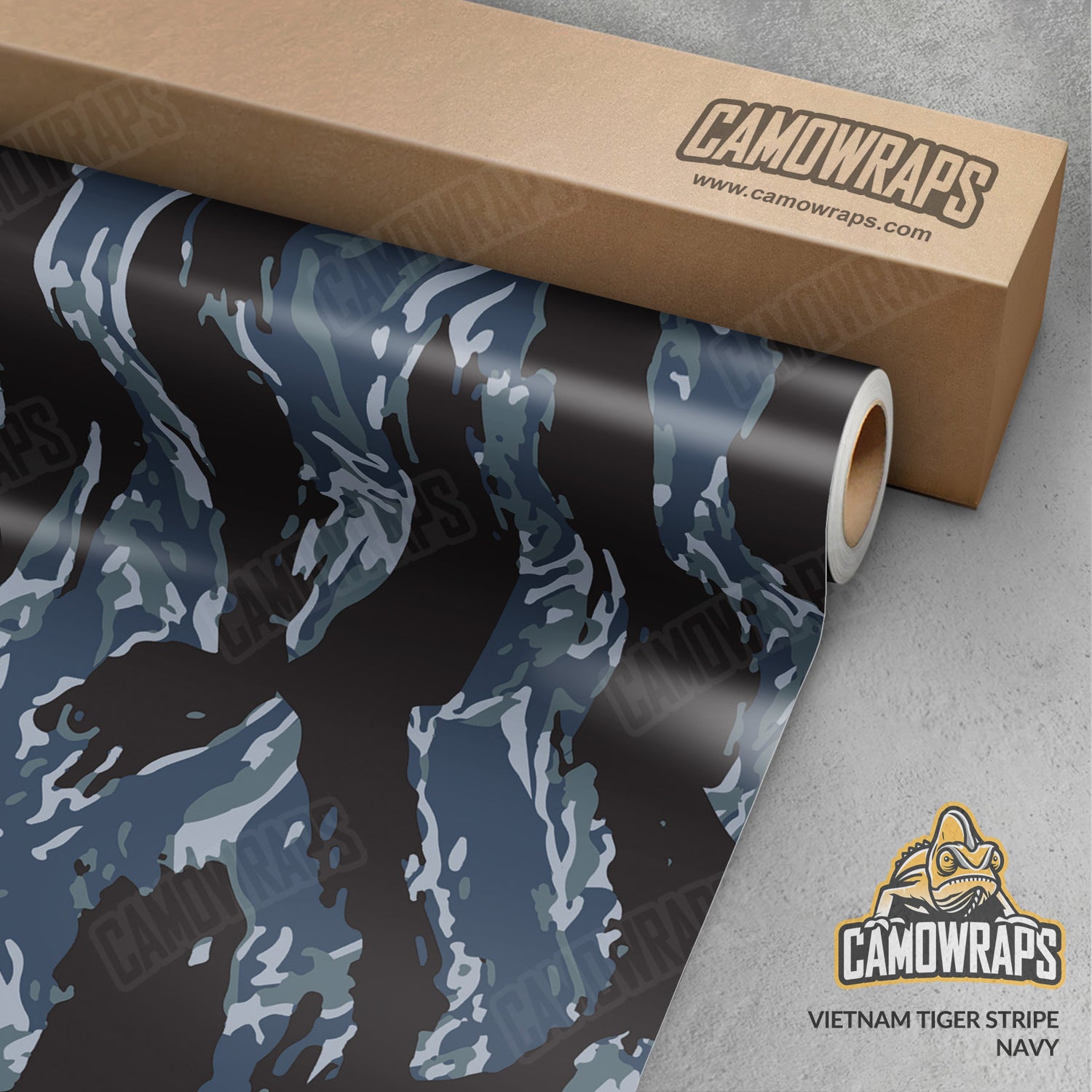 Vietnam Tiger Stripe Navy Camo Vinyl Wrap