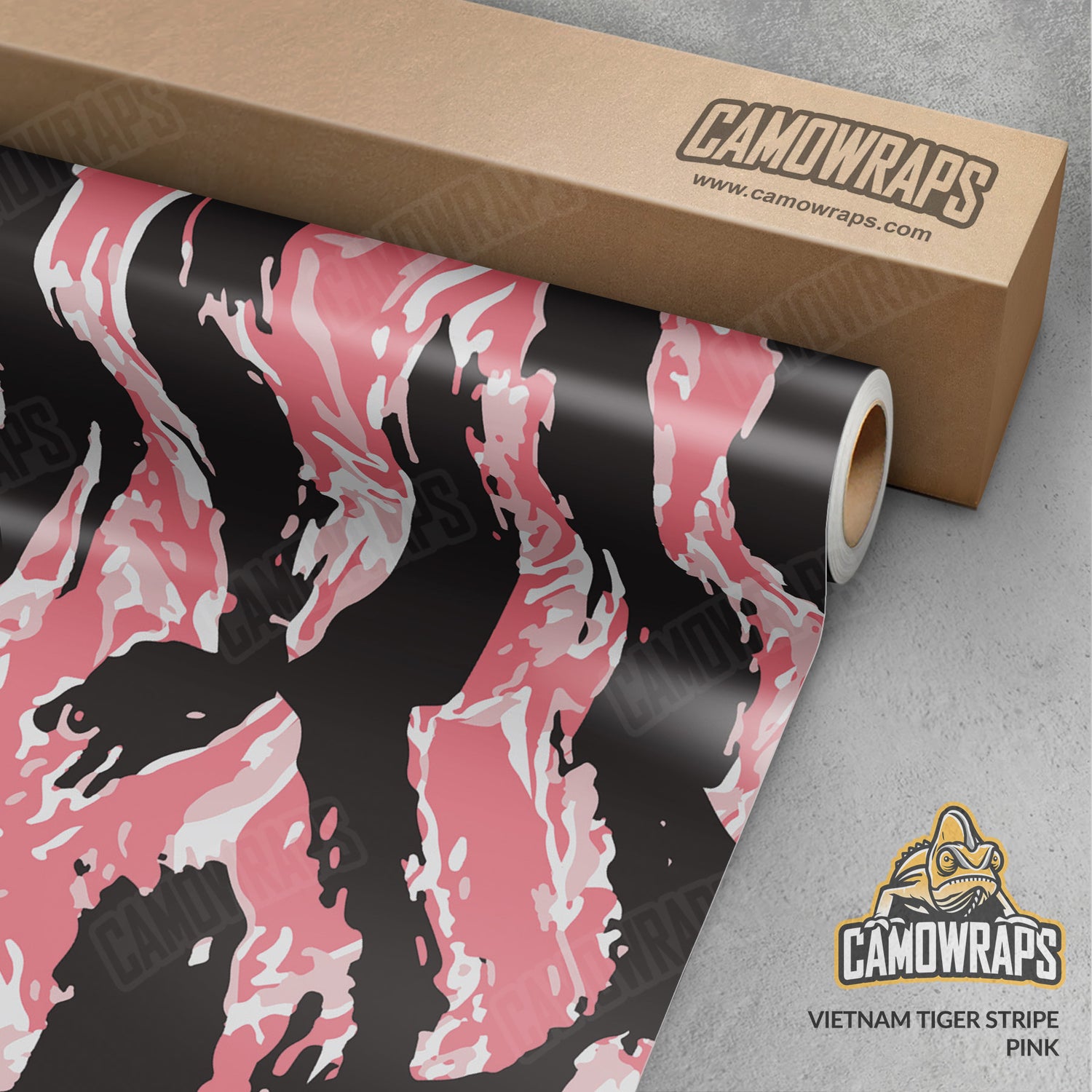 Vietnam Tiger Stripe Pink Camo Vinyl Wrap