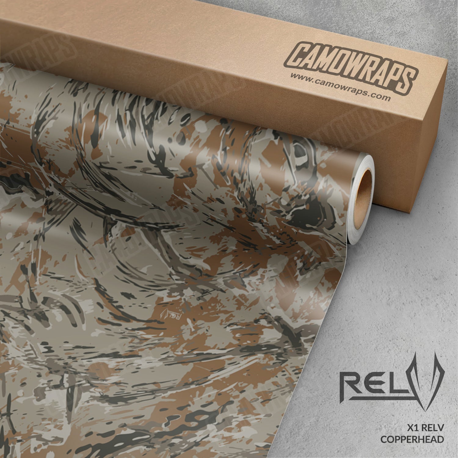 X1 RELV Copperhead Camo Vinyl Wrap