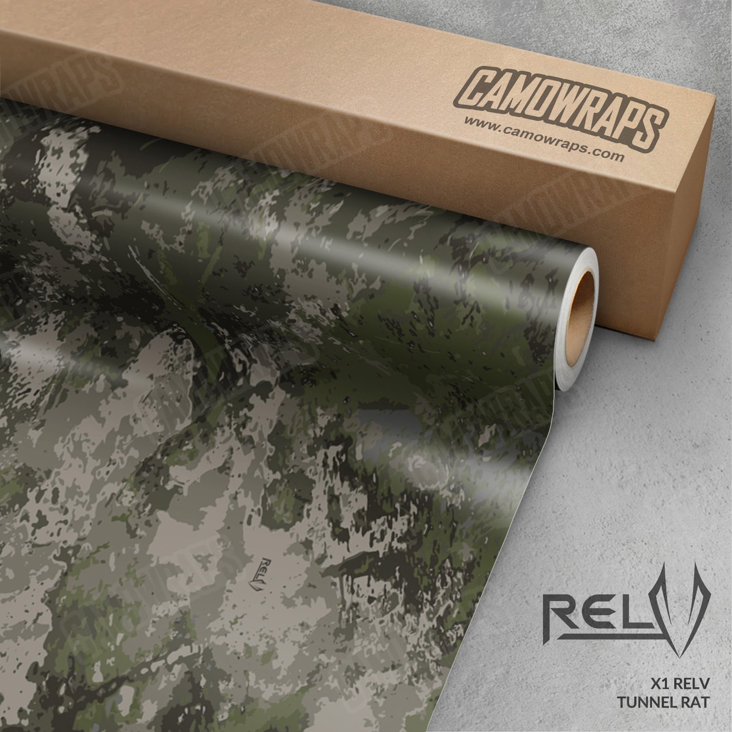 X1 RELV Tunnel Rat Camo Vinyl Wrap