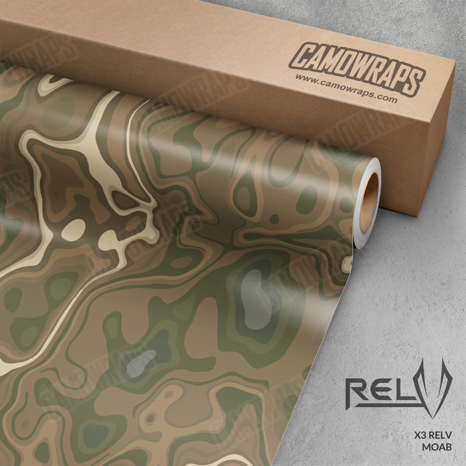 X3 RELV Moab Camo Vinyl Wrap