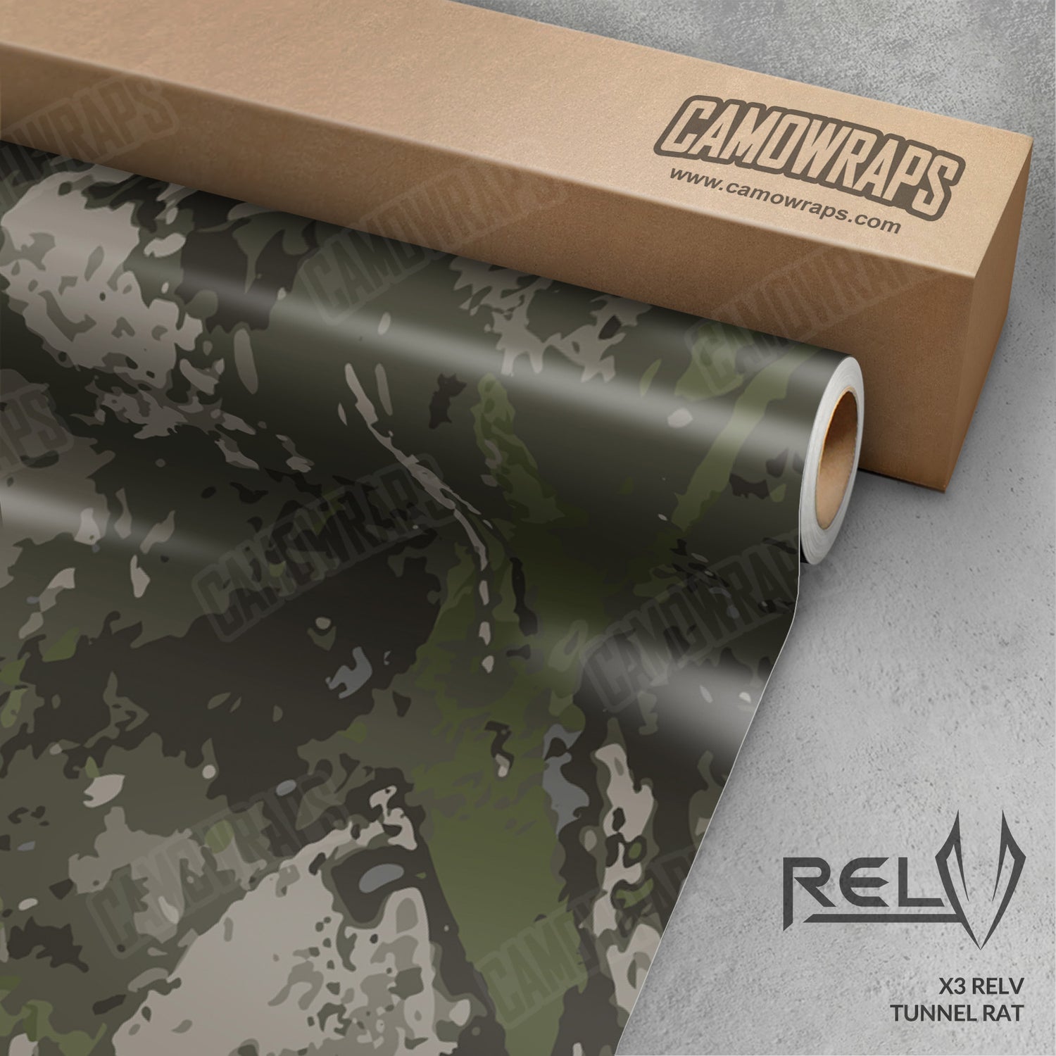 X3 RELV Tunnel Rat Camo Vinyl Wrap