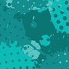 Shotgun Halftone Splatter Elite Tiffany Blue Camo Gun Skin Vinyl Wrap