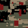 Shotgun Digital Militant Red Camo Gun Skin Vinyl Wrap