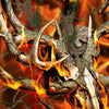 Nature Burning Buck Skull Camo Vinyl Wrap